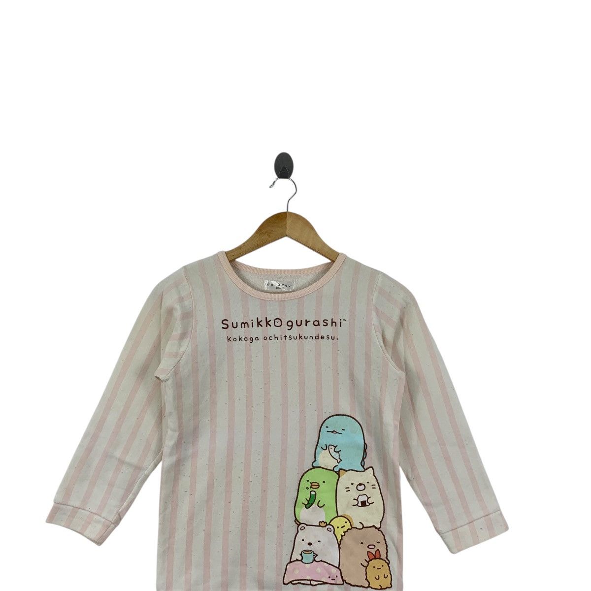 Other SUMIKKO GURASHI SAN-X Characters Anime Striped Tee Shirt Size XXS / US 00 / IT 34 - 2 Thumbnail