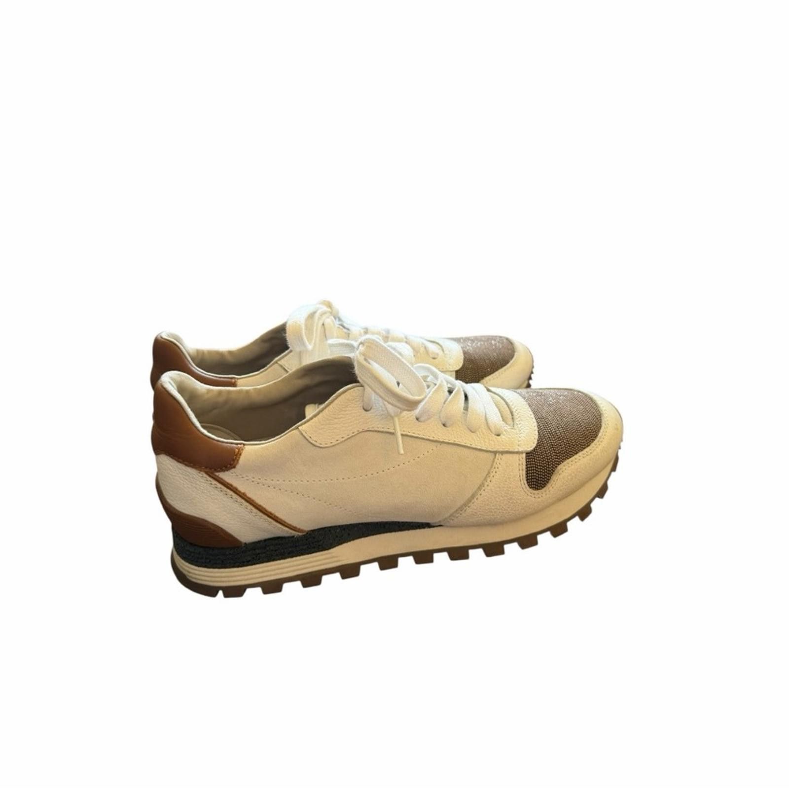 Brunello Cucinelli Brunello Cucinelli Sneakers Monilli Shoes Authentic Sz 39 Size US 8.5 / IT 38.5 - 5 Thumbnail