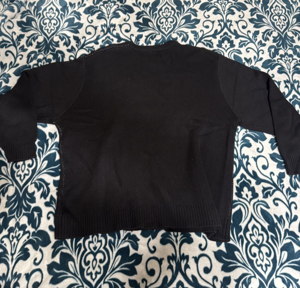 Revenge Arch Logo Knit Black/White Size US XL / EU 56 / 4 - 2 Thumbnail