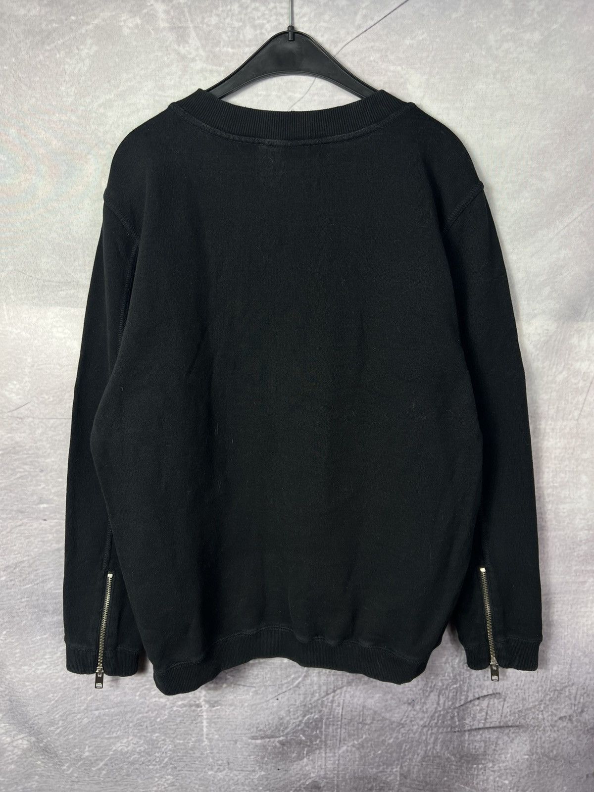 Diesel Diesel Graphic Wolf Print Zip-Sleeves Crewneck Sweatshirt Y2K Grunge Size US L / EU 52-54 / 3 - 3 Thumbnail