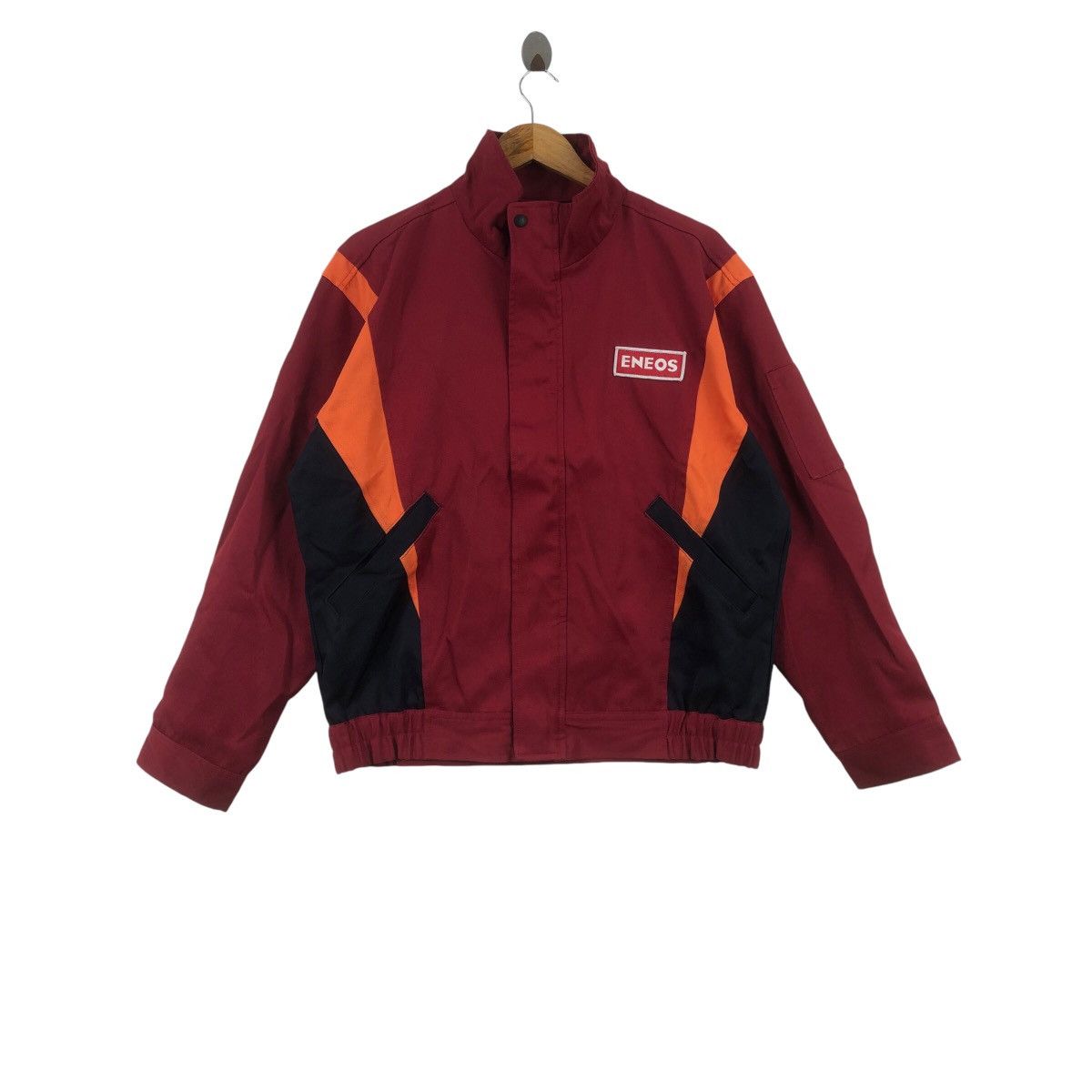 Vintage Vintage ENEOS RACING TEAM Motorsport Workwear Jacket Size US L / EU 52-54 / 3 - 1 Thumbnail