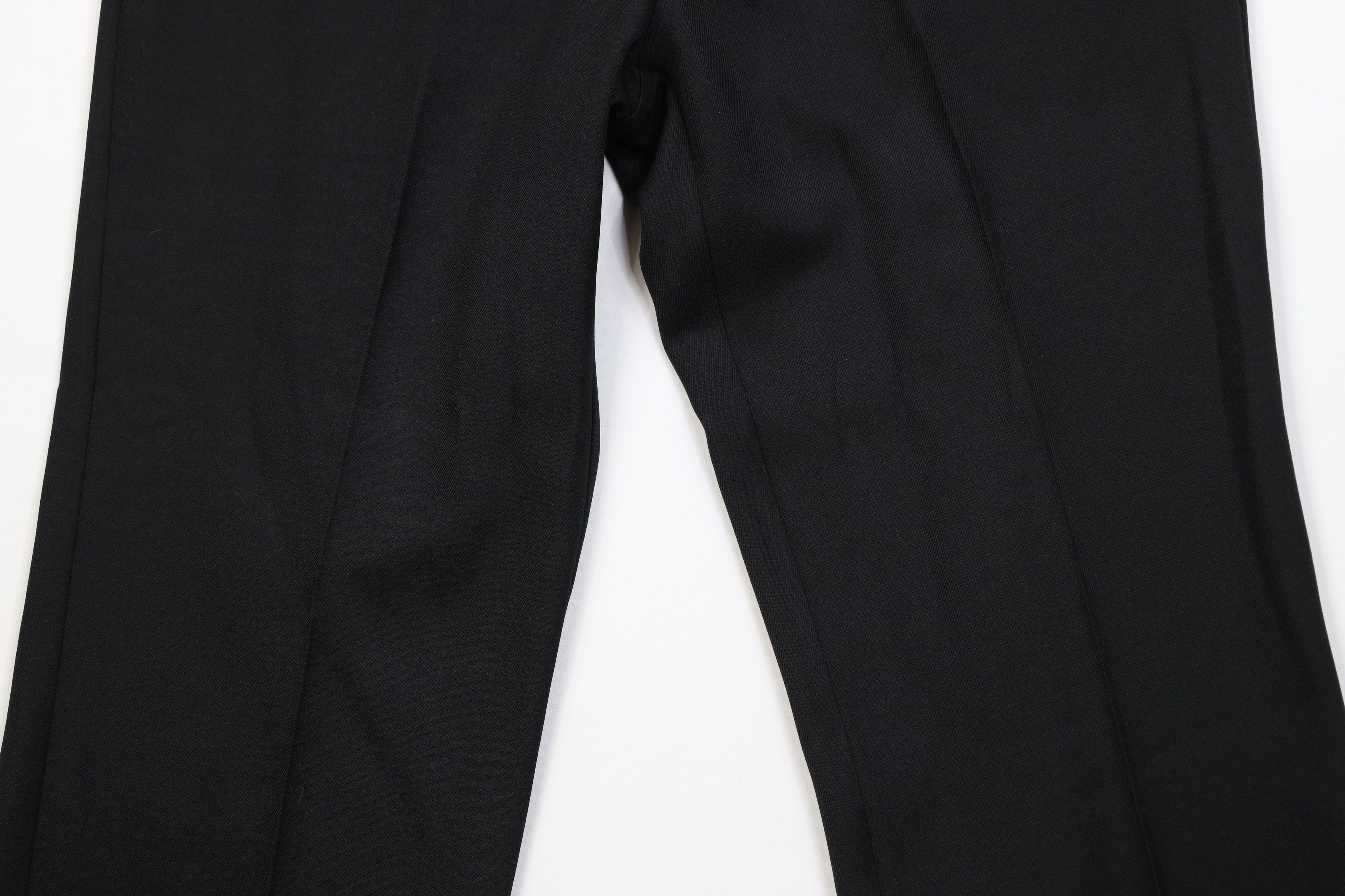 Vintage Vintage 90s Streetwear Flared Wide Leg Chino Pants Black Size US 36 / EU 52 - 3 Thumbnail