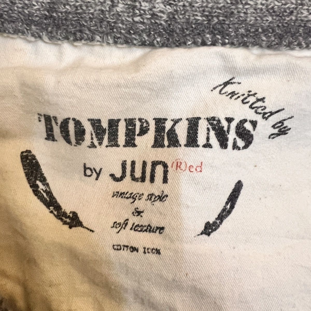 Japanese Brand Jun Red Tompkins Crop Cardigan Size S / US 4 / IT 40 - 3 Thumbnail
