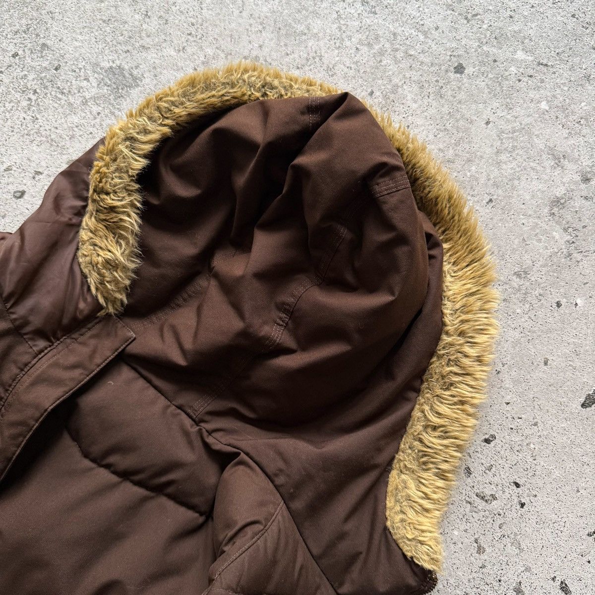 Adidas Adidas x Missy Elliott Vintage Womens Puffer Vest Brown Fur Size M / US 6-8 / IT 42-44 - 8 Thumbnail