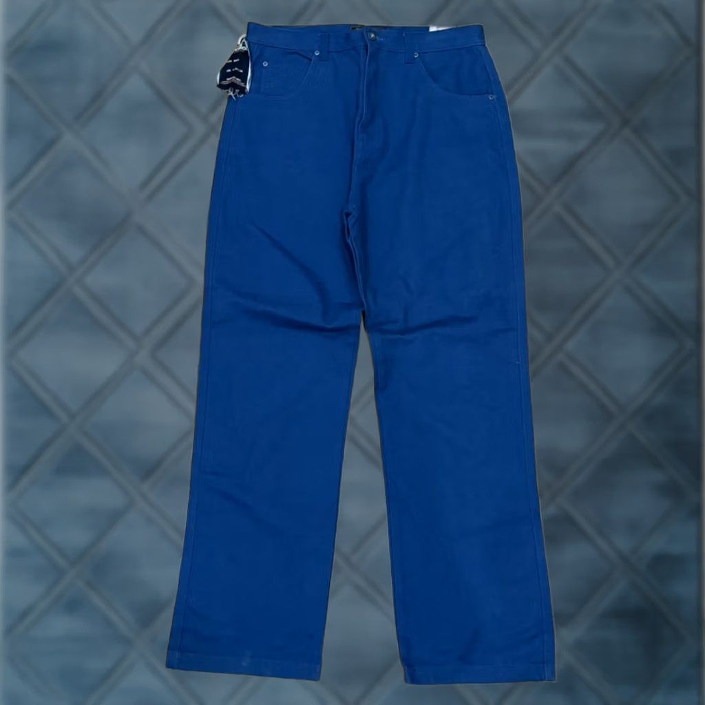Denime VINTAGE Roadblock Jeans Skater Wide-Leg Jeans 36x34 Denim Blue 90s Y2K Mens Regular Wide-Leg Jeans Size US 36 / EU 52 - 1 Thumbnail