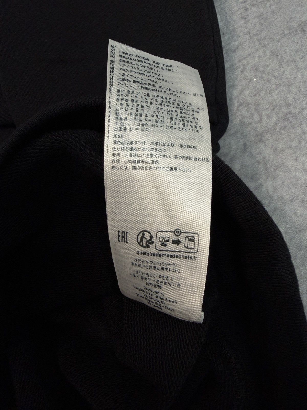 Maison Margiela Maison Margiela Numbers Hoodie Black Size US M / EU 48-50 / 2 - 8 Thumbnail