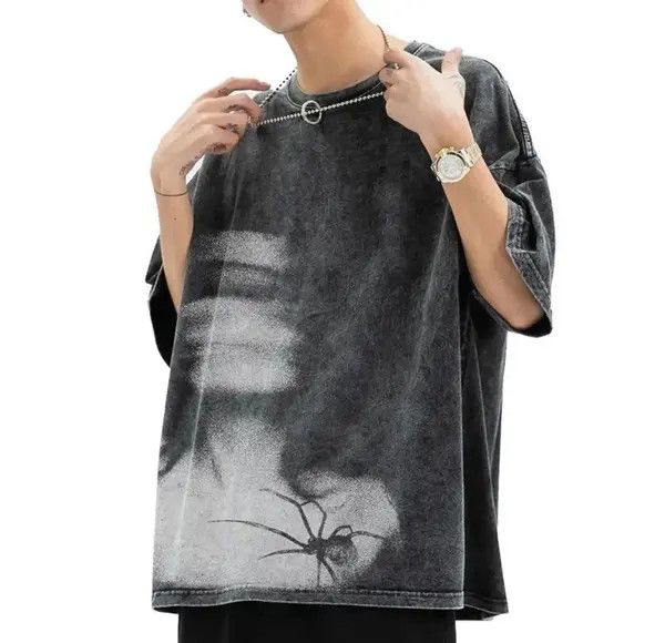 VIBE 90s Design Printed Vintage T Shirt Size US L / EU 52-54 / 3 - 4 Thumbnail