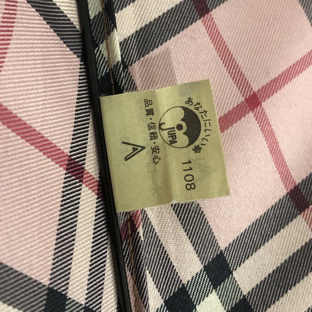 Burberry Burberry's Checked Novacheck Waterproof Folding Umbrella Size ONE SIZE - 14 Thumbnail