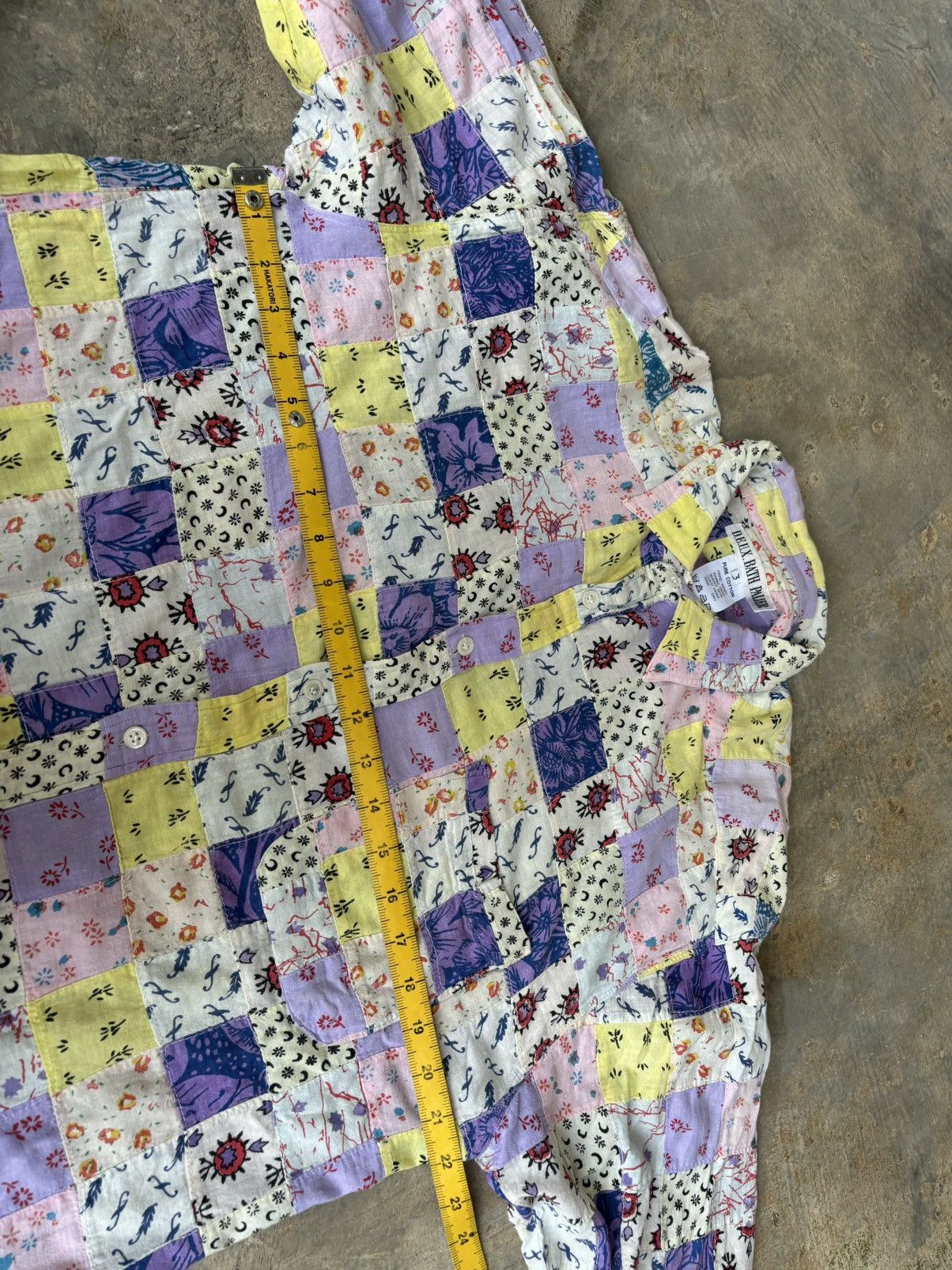 Hysteric Glamour D.E.U.X Bath Palier Patchwork Shirt Size US L / EU 52-54 / 3 - 8 Thumbnail