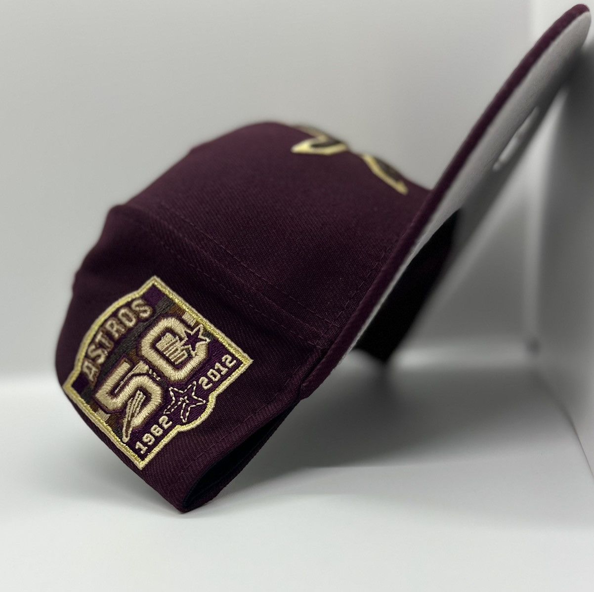 Hat Club × MyFitteds × New Era Houston Astros Metallic Open Star 50th SP New Era 7 5/8 Size ONE SIZE - 7 Thumbnail