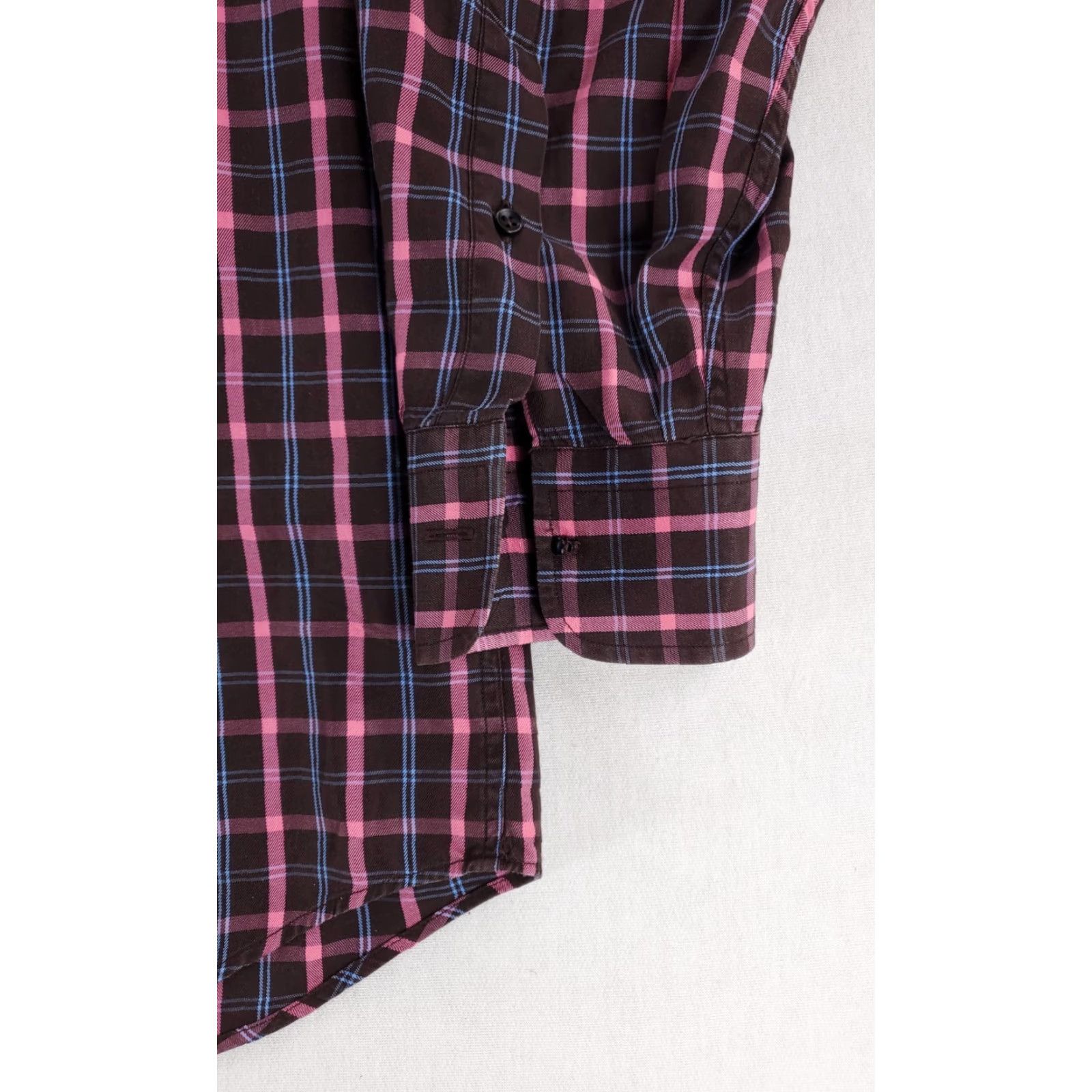 Paul & Shark Paul & Shark Yachting Button-Down Shirt Long Sleeve Plaid Mens L Multicolor Button-Up Sleeve Patch Note: Broken Button (Replacement Buttons Sewn On) Size US L / EU 52-54 / 3 - 2 Thumbnail