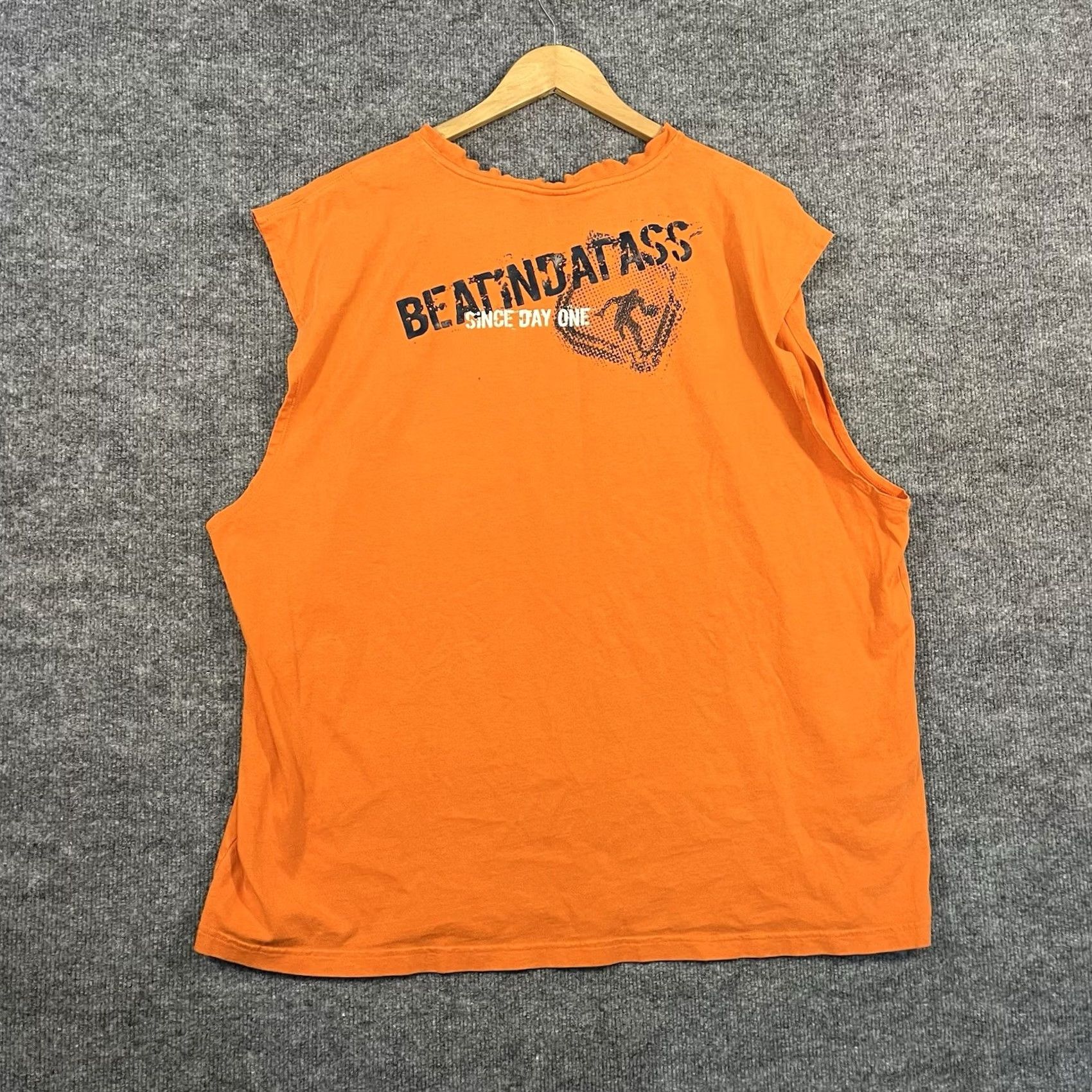 Vintage Vintage AND1 Shirt 2XL Orange Basketball Trash Talk 90s Sleeveless Cut Men’s Size US XXL / EU 58 / 5 - 3 Thumbnail