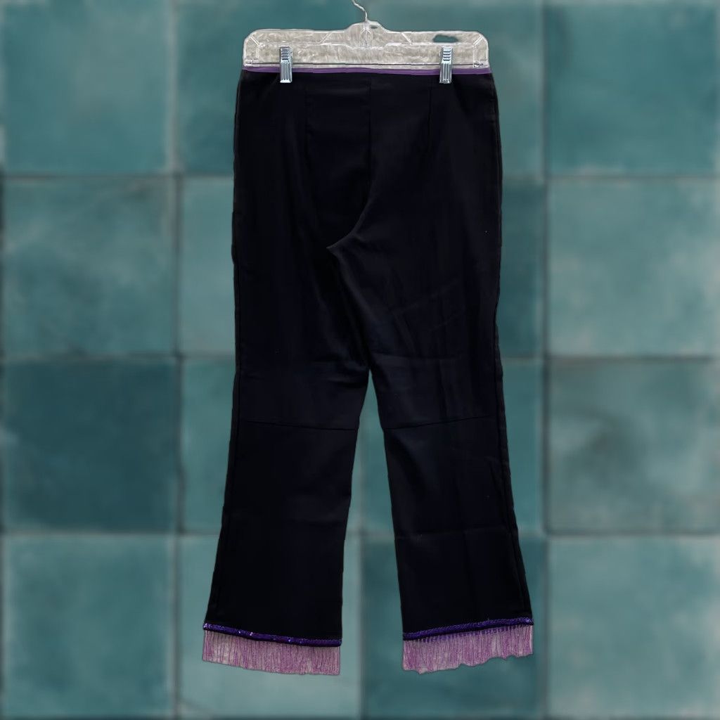 Vintage VINTAGE 90s Y2K Capri Pants Slacks Dress Pants Office Siren Cyber Corpcore Black 8 Womens Mens? Size 30" / US 8 / IT 44 - 1 Thumbnail