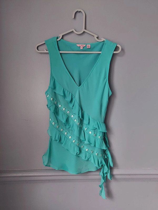 Ted Baker Ted Baker silk top 10 Size M / US 6-8 / IT 42-44 - 4 Thumbnail