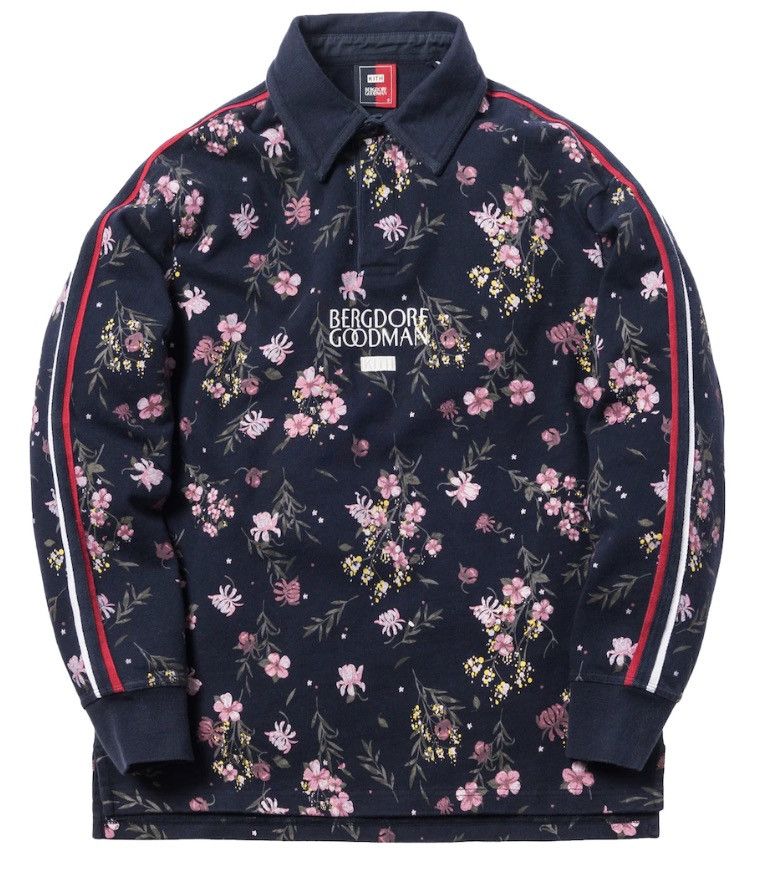 Kith Kith x bergdorf goodman Floral Rugby Shirt | Grailed