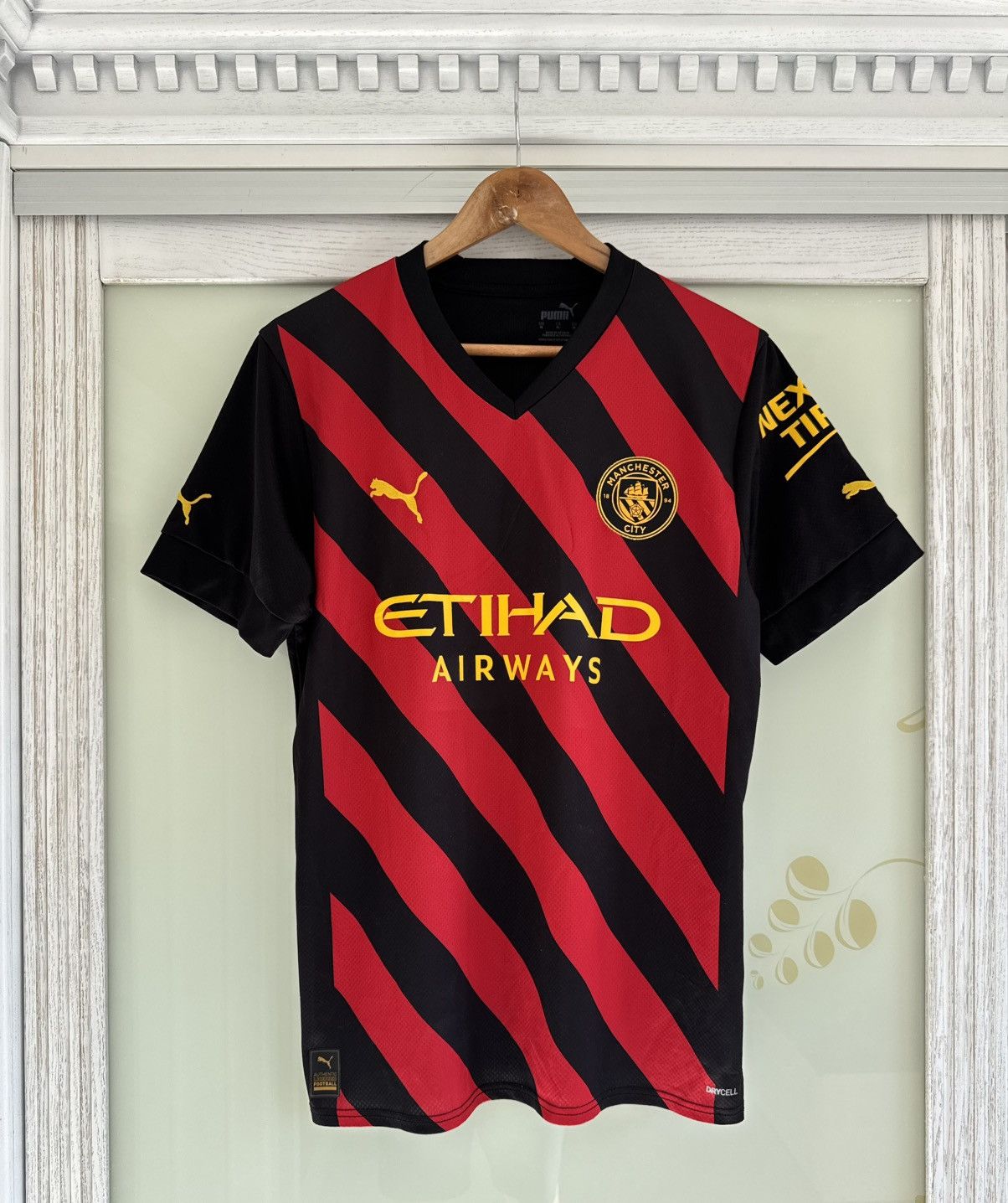 Puma Haaland #9 Manchester City 2022-2023 Away Soccer Jersey Kit Size US M / EU 48-50 / 2 - 2 Thumbnail