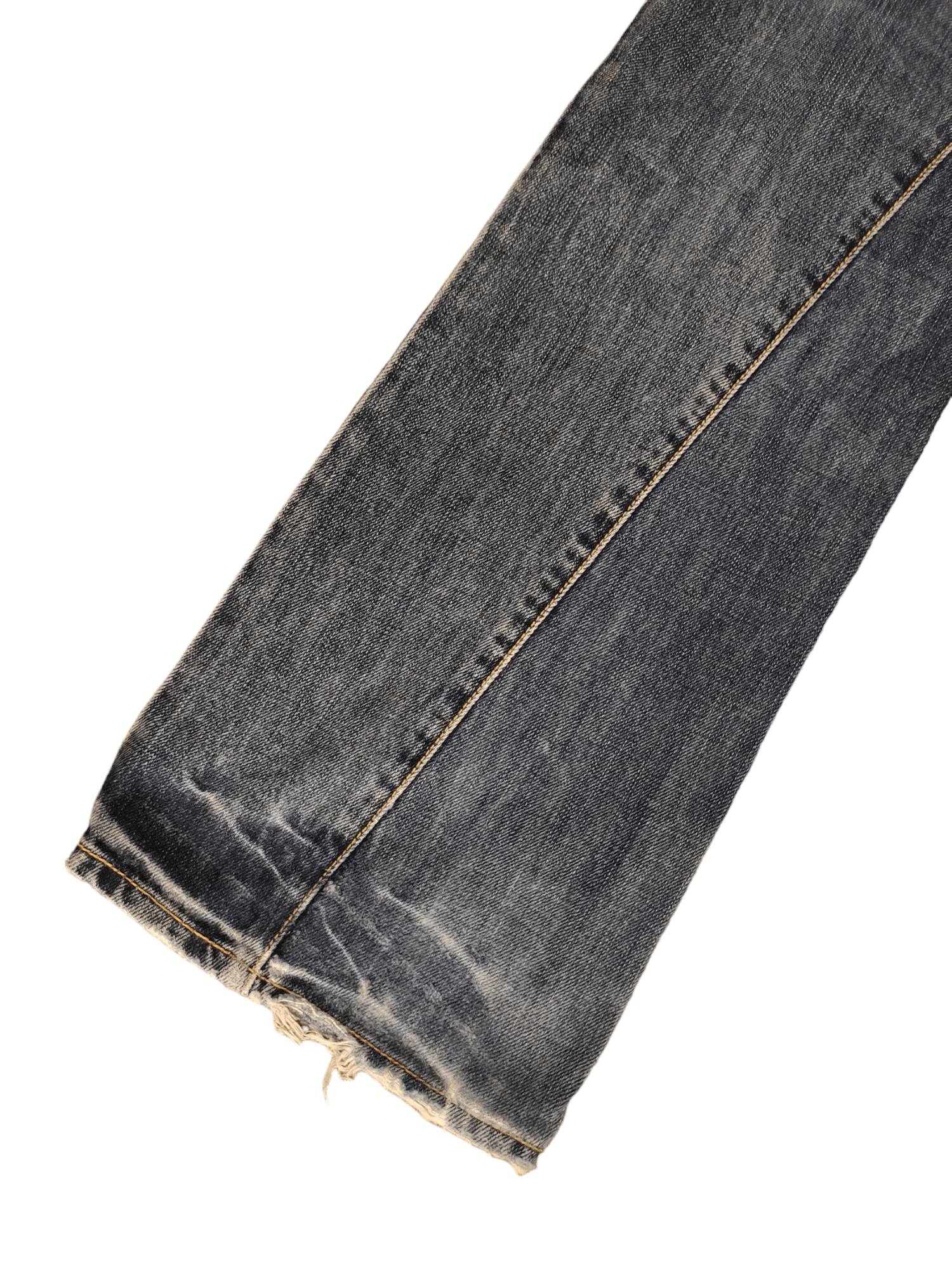 If Six Was Nine Flare Jeans Michel Klein Distress Faded Bootcut Y2k Street Size US 30 / EU 46 - 9 Thumbnail