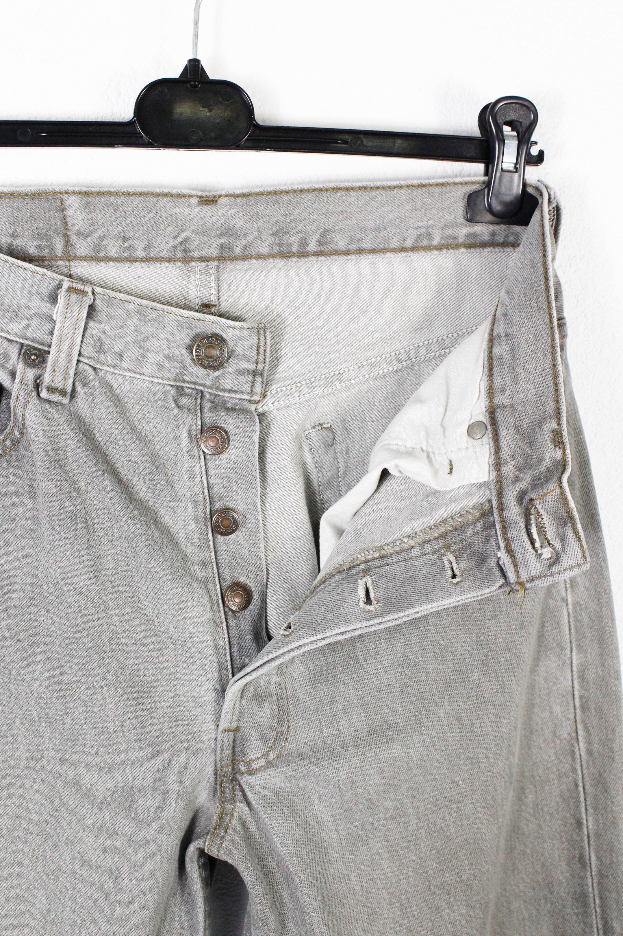 Levi's × Levi's Vintage Clothing × Vintage Vintage Levis 501 Gray Denim Jeans Pants Made in USA Size US 30 / EU 46 - 11 Thumbnail