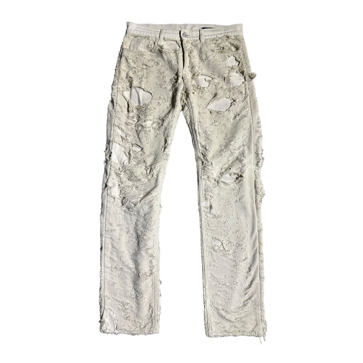 1017 ALYX 9SM × Alyx Mummy distressed layered denim Size US 34 / EU 50 - 1 Thumbnail