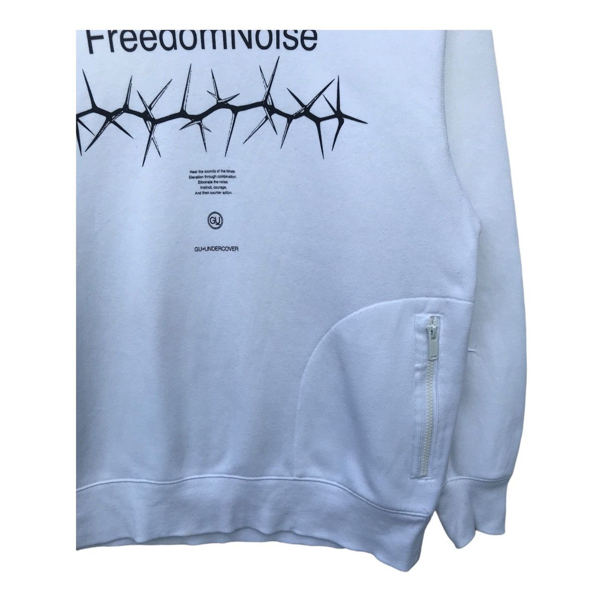 GU × Undercover GU Undercover Freedom Noise Streetwear Sweatshirt Size US M / EU 48-50 / 2 - 6 Thumbnail
