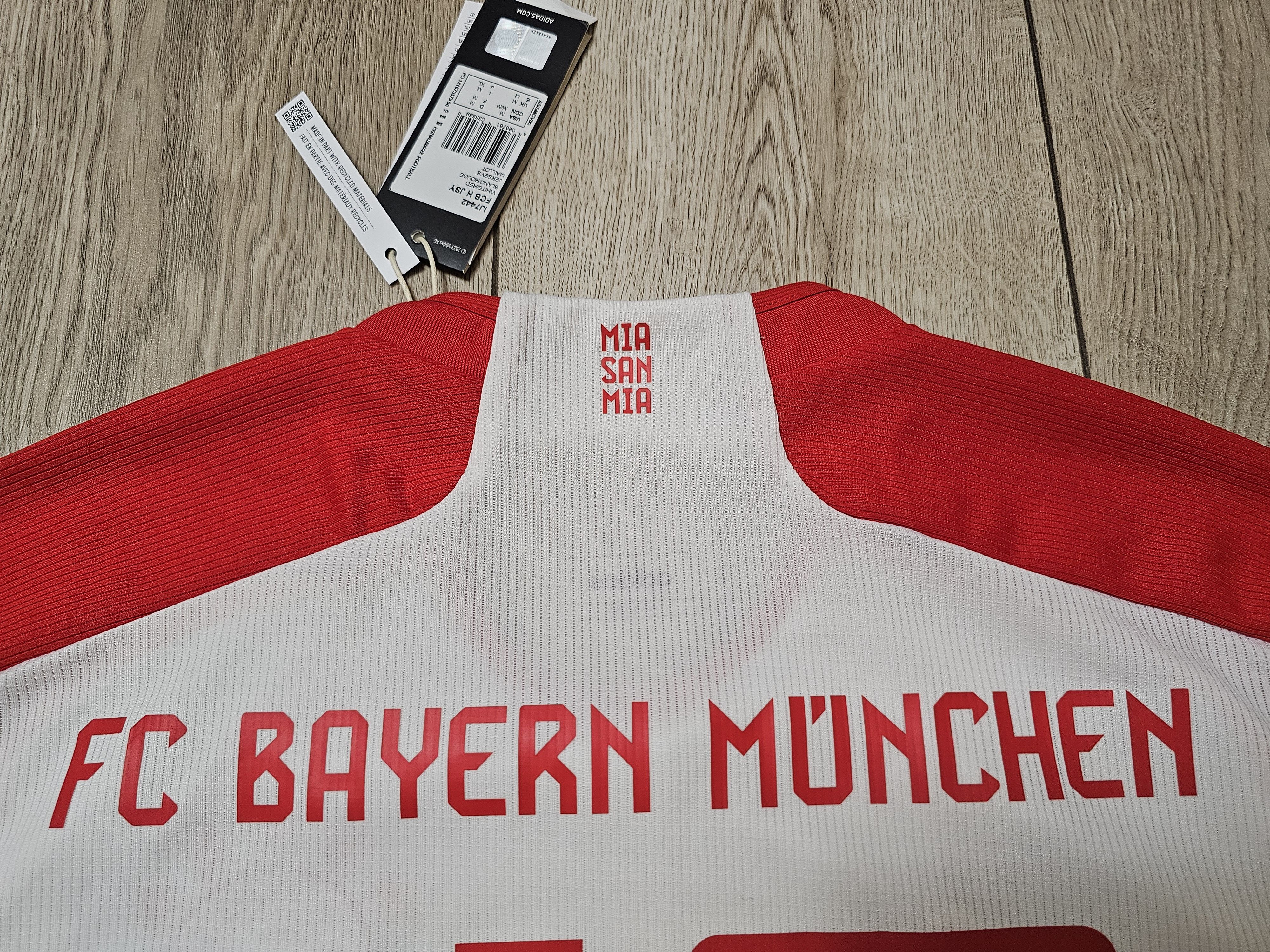 Adidas BAYERN MUNICH 2023 2024 HOME MUSIALA FOOTBALL SOCCER JERSEY Size US M / EU 48-50 / 2 - 7 Thumbnail