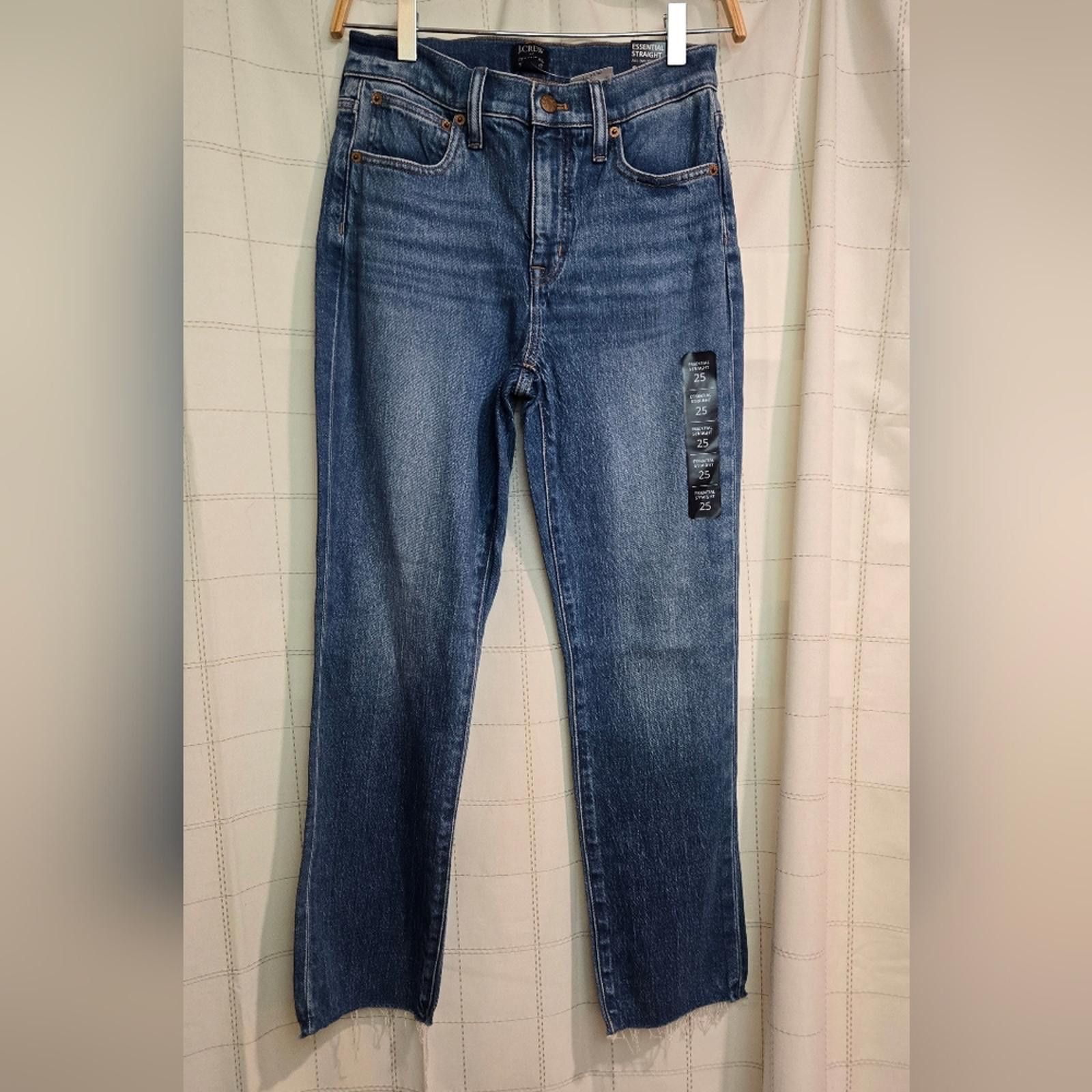 J.Crew J Crew Essential straight jean in all-day stretch Size 25" / US 0 / IT 36 - 2 Thumbnail