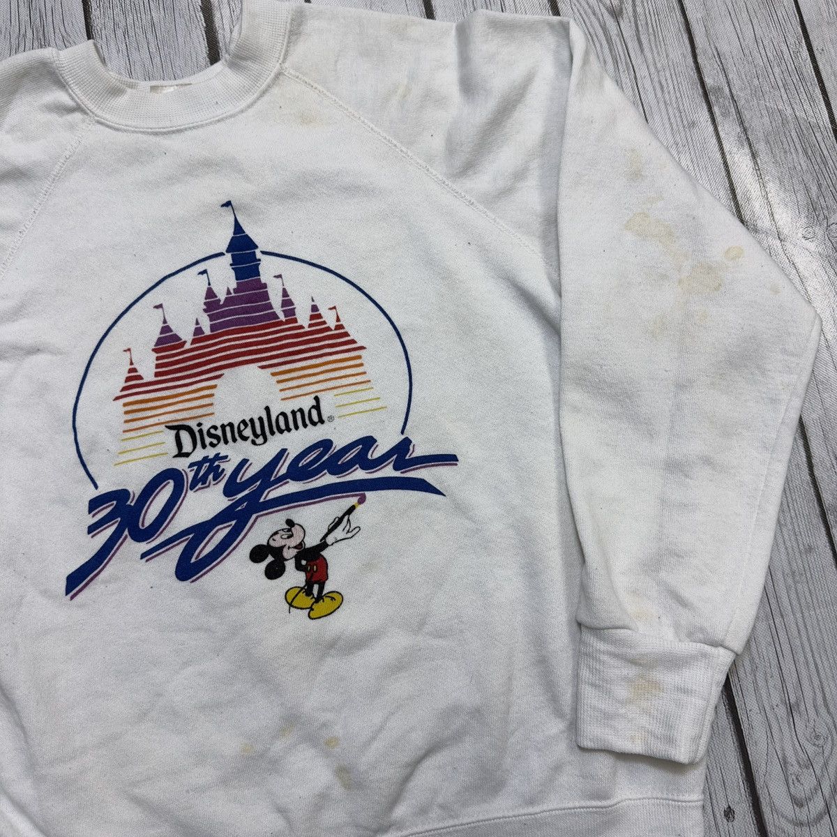 Disney × Vintage Vintage Disneyland 30th Anniversary sweatshirt Size US L / EU 52-54 / 3 - 3 Thumbnail