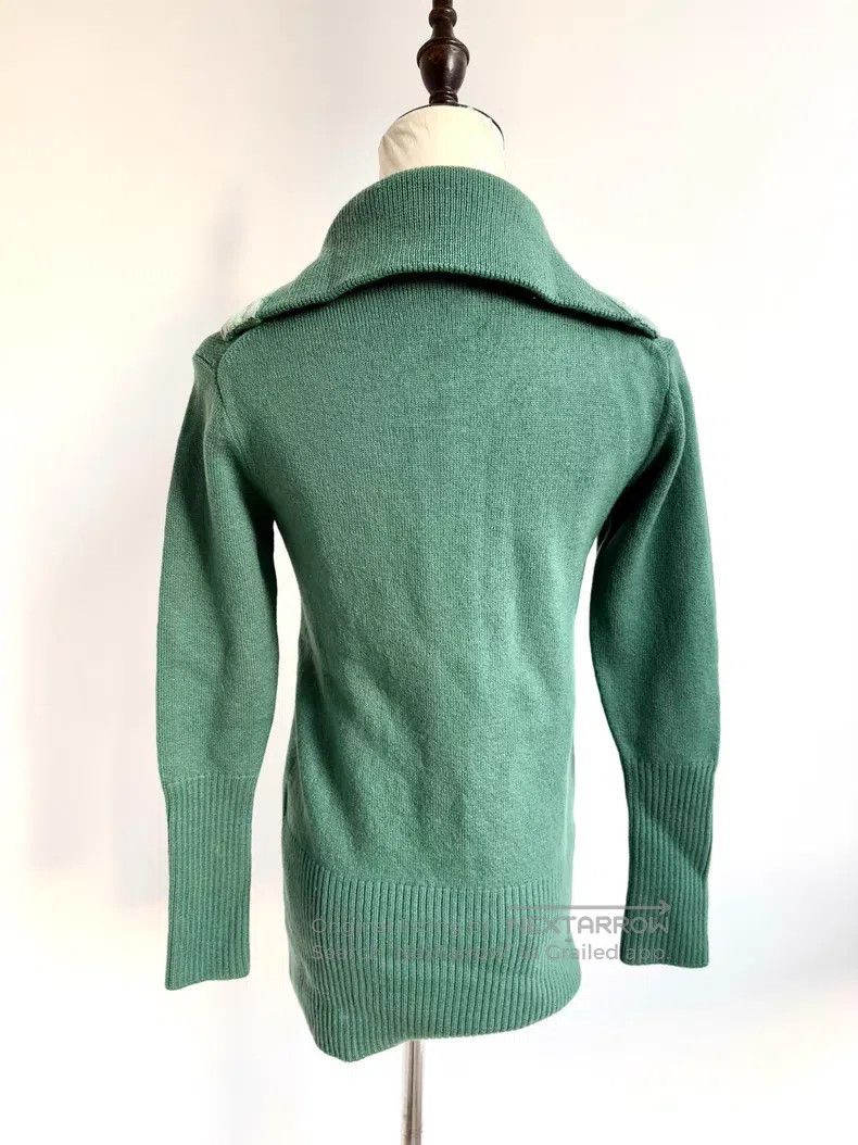 Vivienne Westwood Vivienne Westwood Green and Velvet Long Saturn Button Knit Size L / US 10 / IT 46 - 4 Thumbnail
