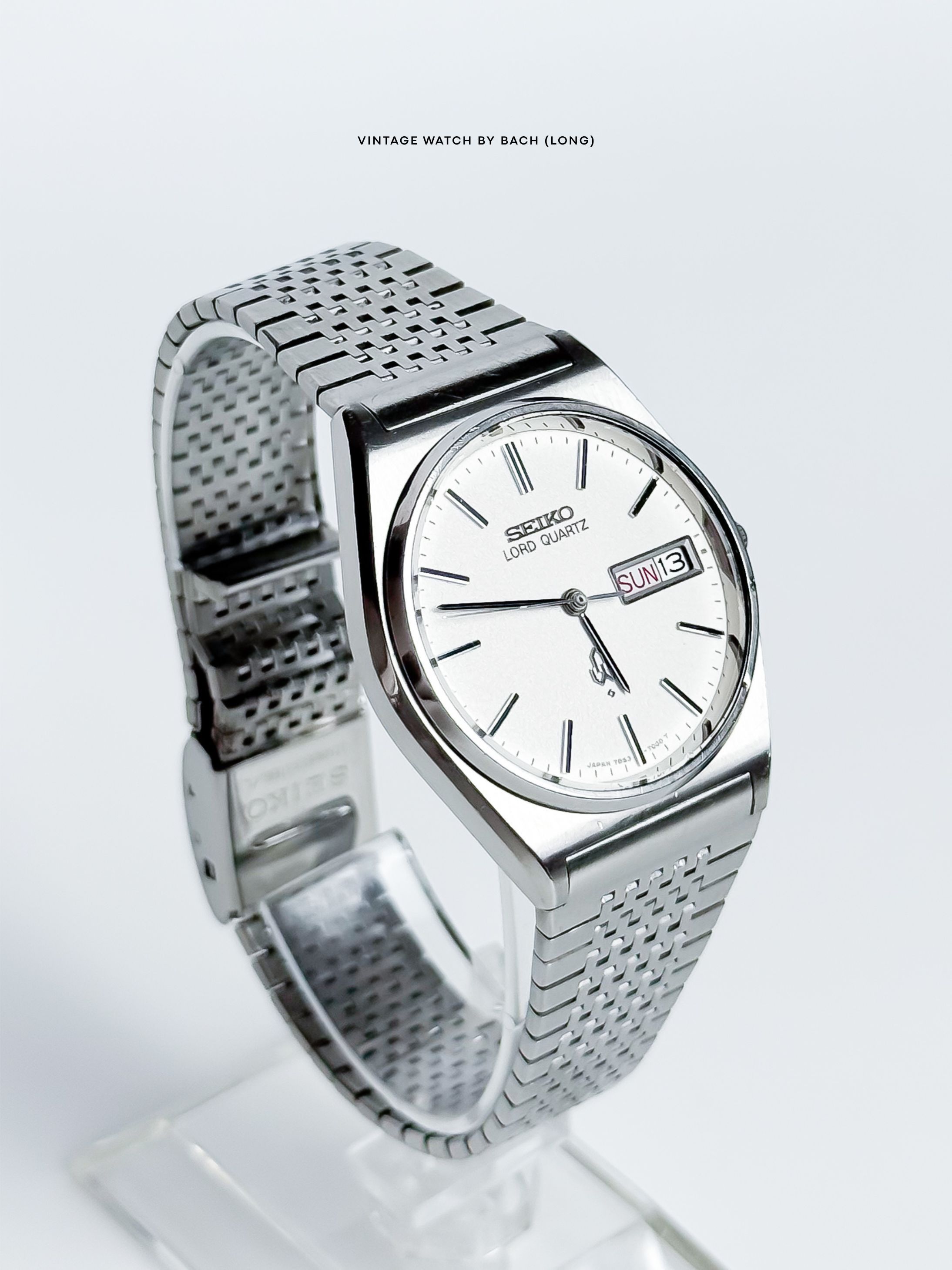 Seiko Seiko Lord Quartz 7853-7000 Minimal White Dial Size ONE SIZE - 4 Thumbnail