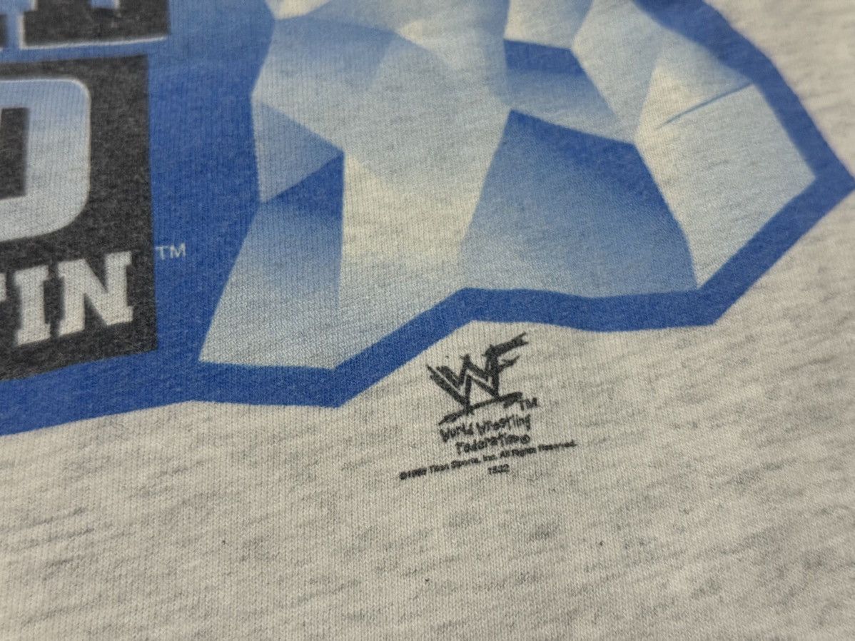 WWF Vintage 90s WWF Stone Cold T Shirt Size US L / EU 52-54 / 3 - 3 Thumbnail