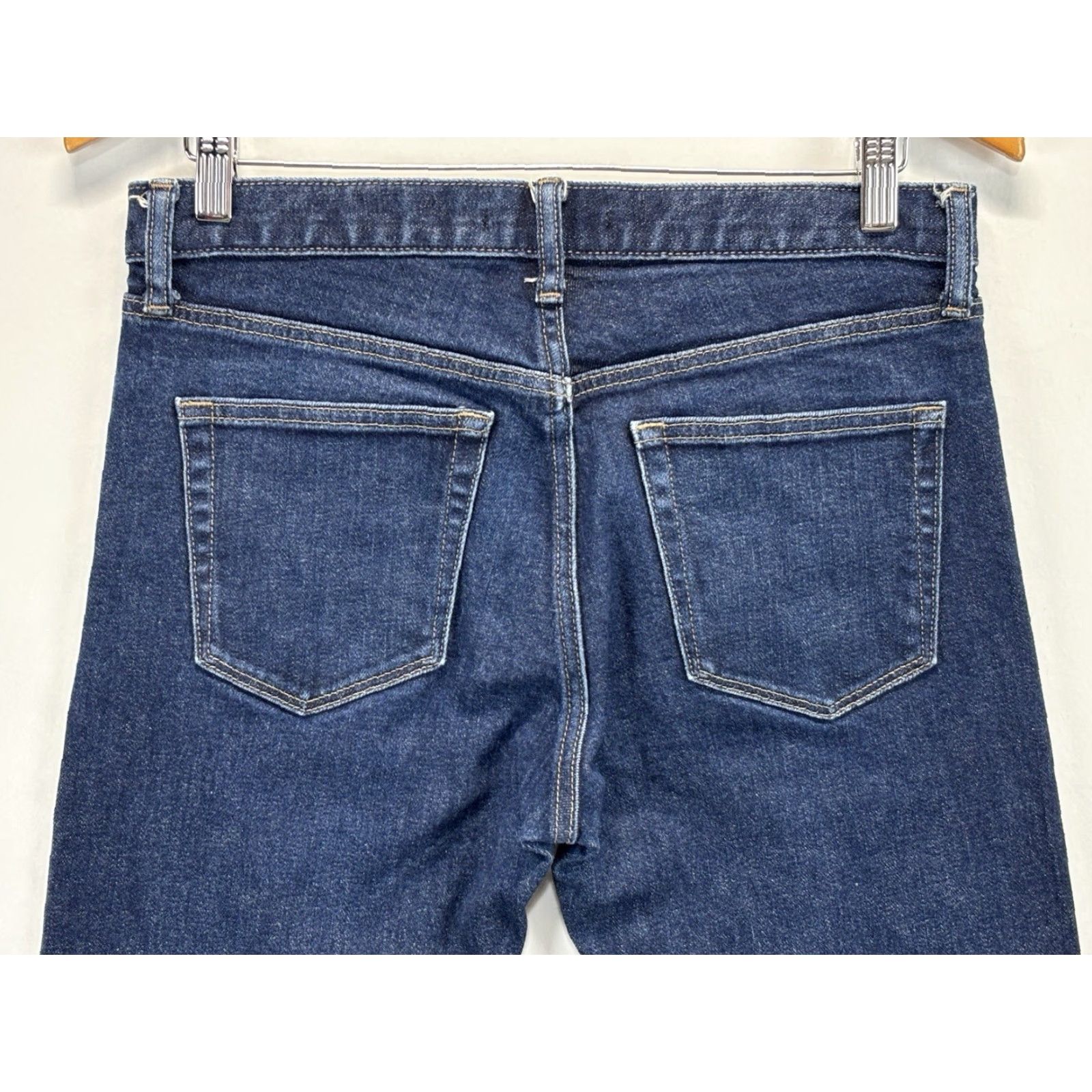 Uniqlo Uniqlo Jeans Mens 31x32 31x28 Blue Denim Straight Slim Fit Stretch City Hipster USA Jeans Men Slim Standard Regular Size 31 Blue Size US 31 - 4 Thumbnail