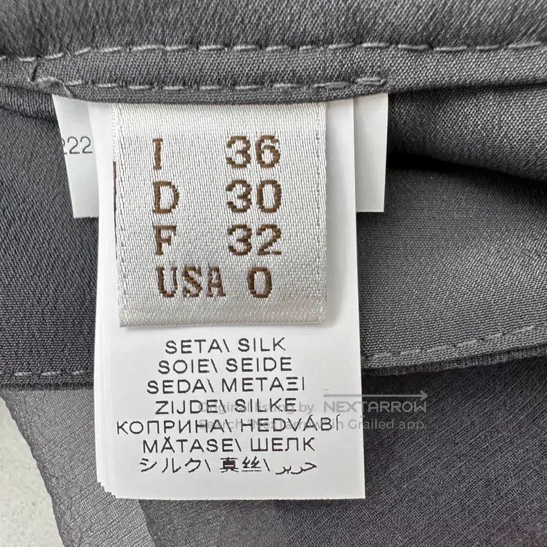 Brunello Cucinelli Brunello Cucinelli Gray chiffon skirt Size 24" / US 00 / IT 34 - 5 Thumbnail