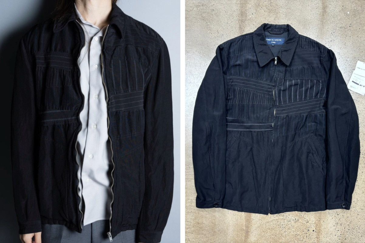 Comme des Garcons Homme CDG Comme Des Garcons homme Patchwork Wool Jacket Size US L / EU 52-54 / 3 - 1 Thumbnail