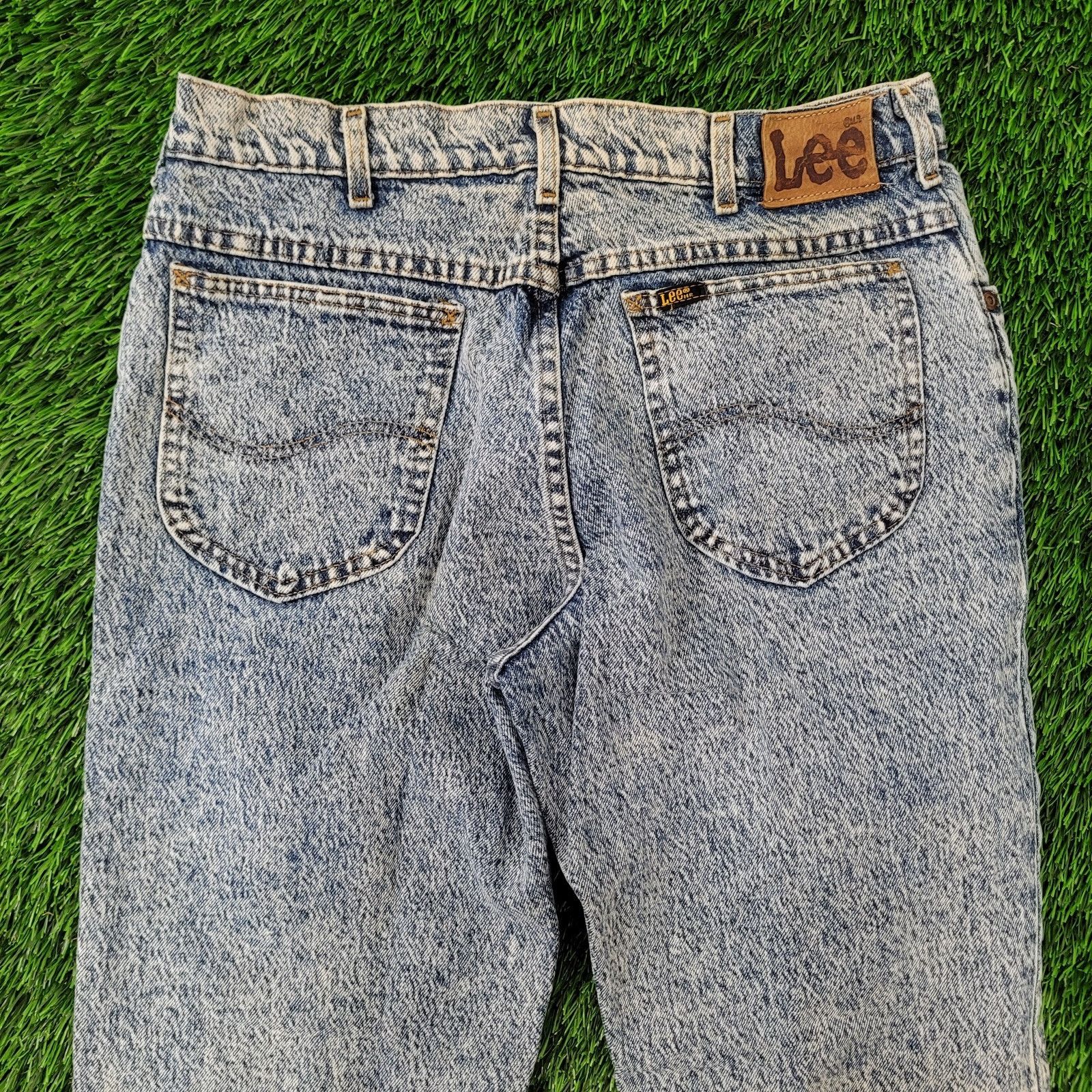 Lee VTG 80s Lee Riders Acid-Wash Jeans 30x30 USA 209-6848 Size US 30 / EU 46 - 10 Thumbnail