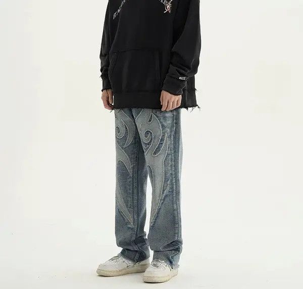 Japanese Brand Retro punk denim pants Size US 32 / EU 48 - 2 Thumbnail