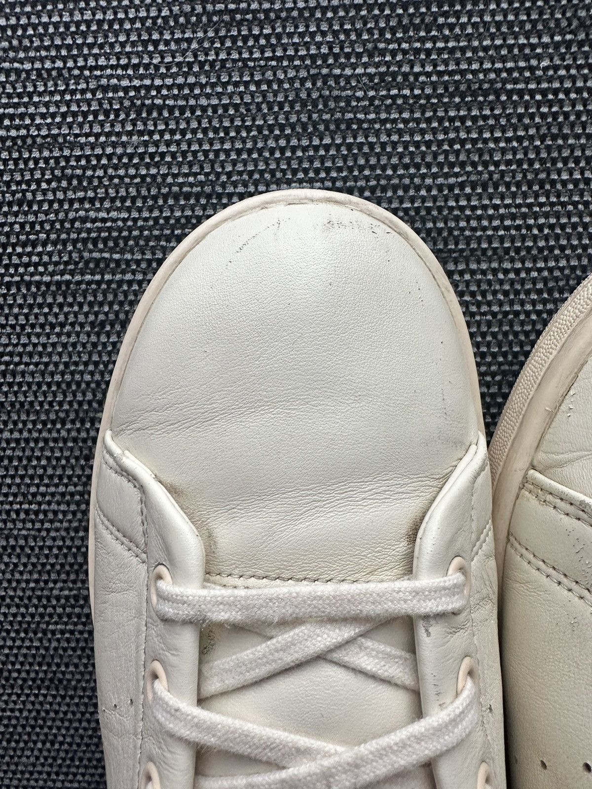 Adidas Stan Smith X Highsnobiety Cream Leather Sneakers in White, Men's (Size 11) — image 5 of 6