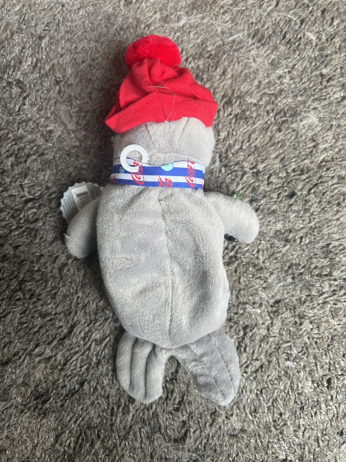 Coca Cola 1999 Coca-Cola Seal In Striped Scarf And Knit Cap Plush Size ONE SIZE - 2 Thumbnail