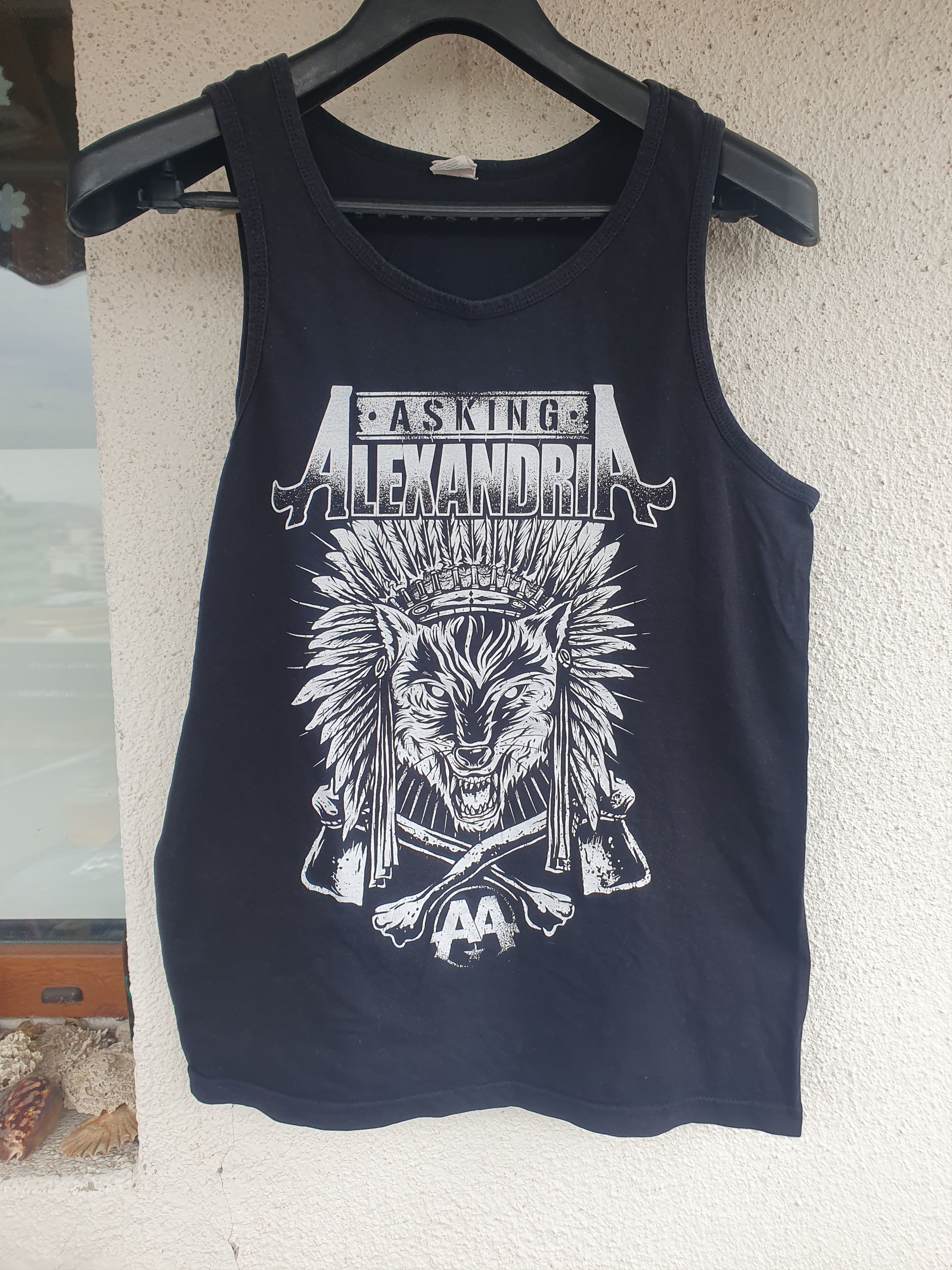 Band Tees Asking Alexandria Tank Top Band Rock Metal sz M Size US M / EU 48-50 / 2 - 1 Thumbnail