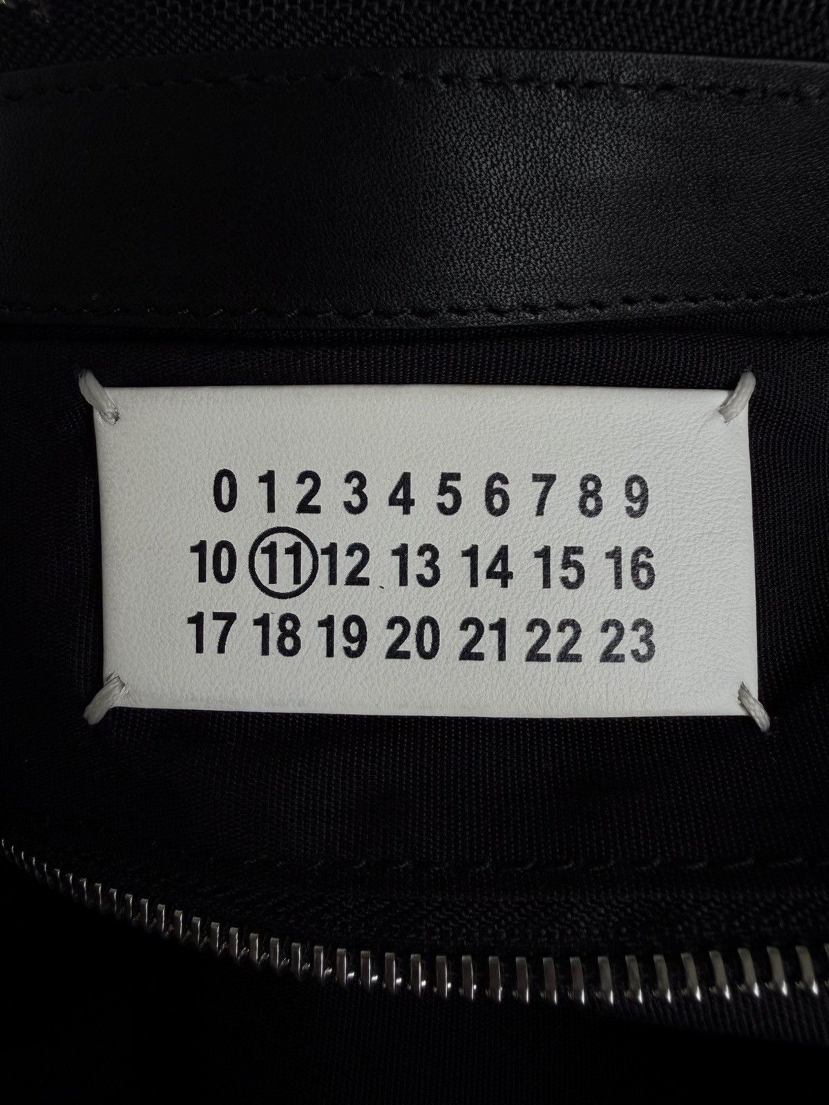 Maison Margiela Maison Margiela Line 11 Black Leather Tote Bag Size ONE SIZE - 14 Thumbnail