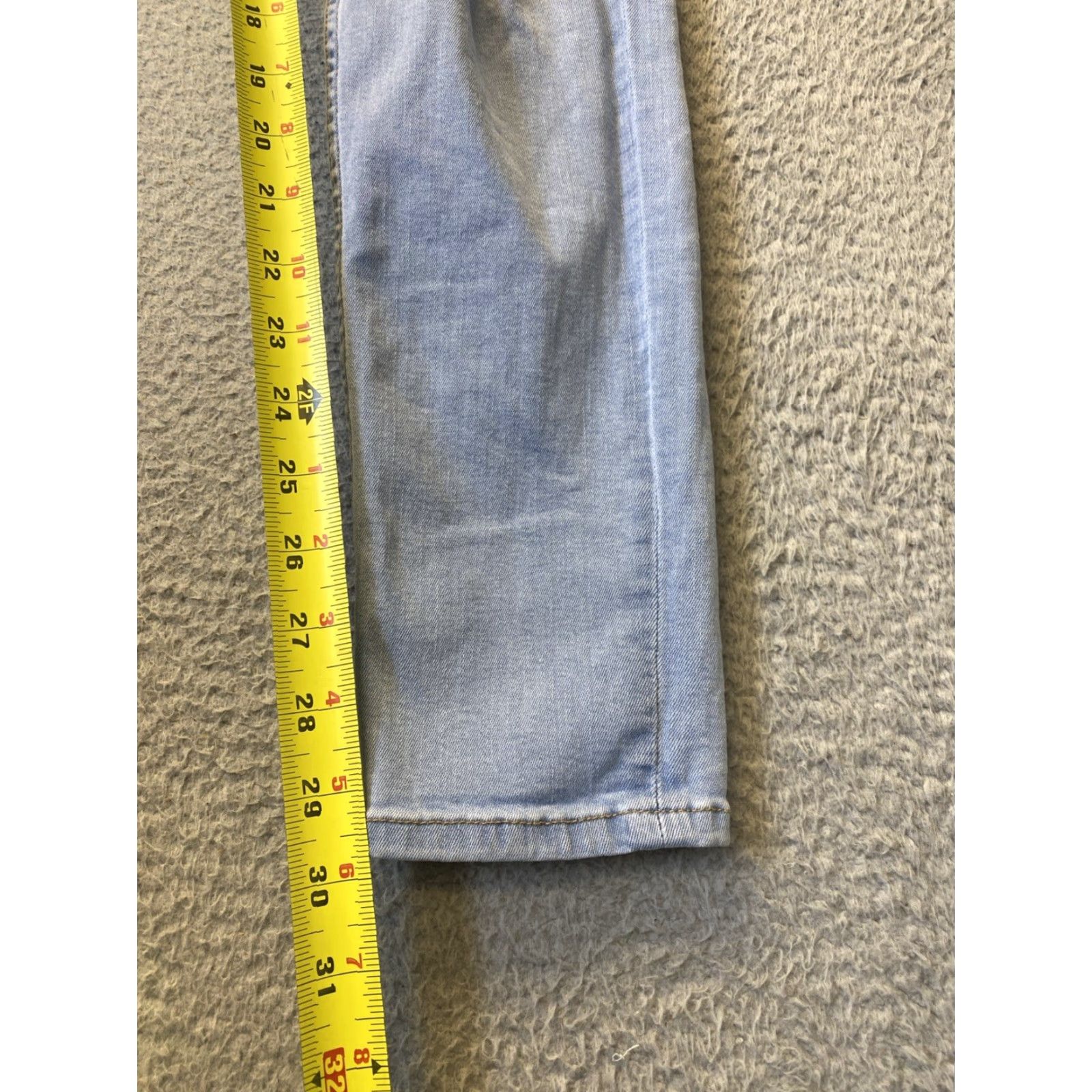 Vintage Legend London Men’s Jeans Blue 30x30 Straight Stretch Distressed Regular Mens Size US 30 / EU 46 - 7 Thumbnail