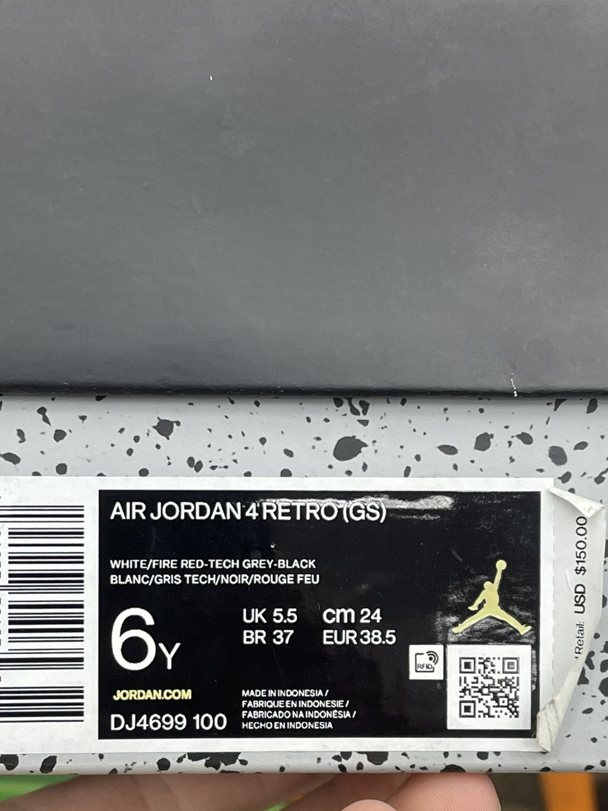 Jordan Brand Size 6y - Jordan 4 Retro Oreo White Size US 6 / EU 39 - 11 Thumbnail