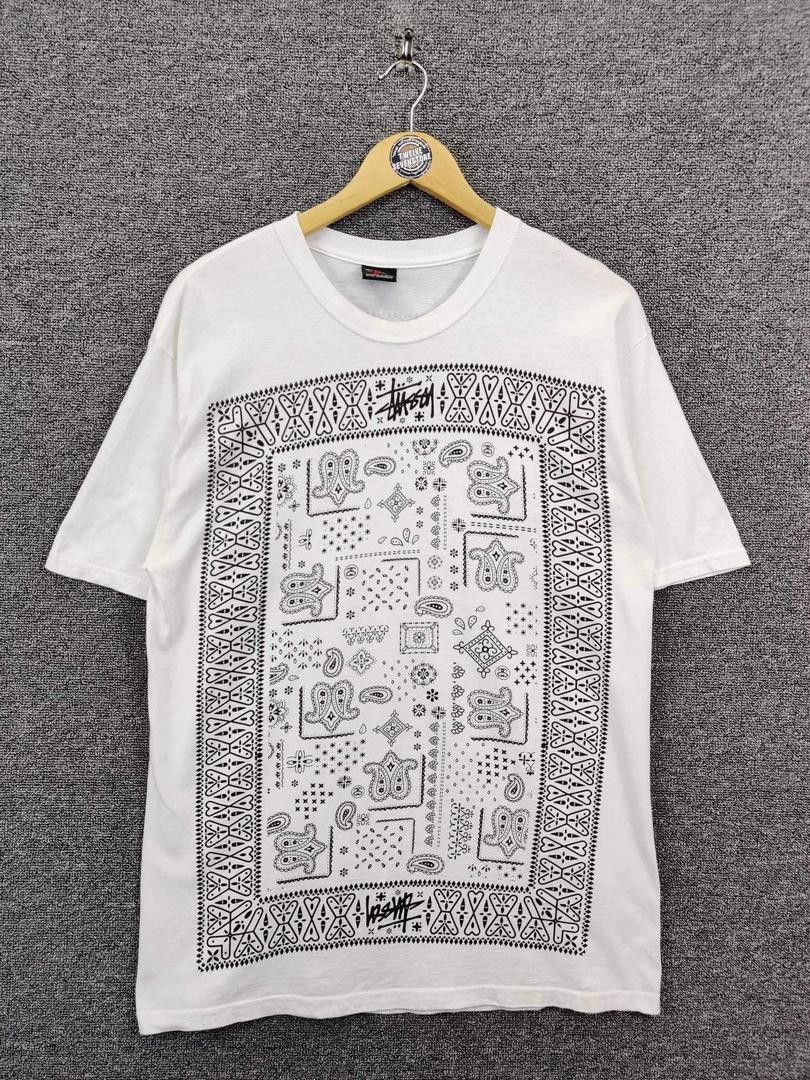 Stussy Vintage Stussy Bandana Paisley Ovp Tee Tshirt Size US M / EU 48-50 / 2 - 1 Thumbnail