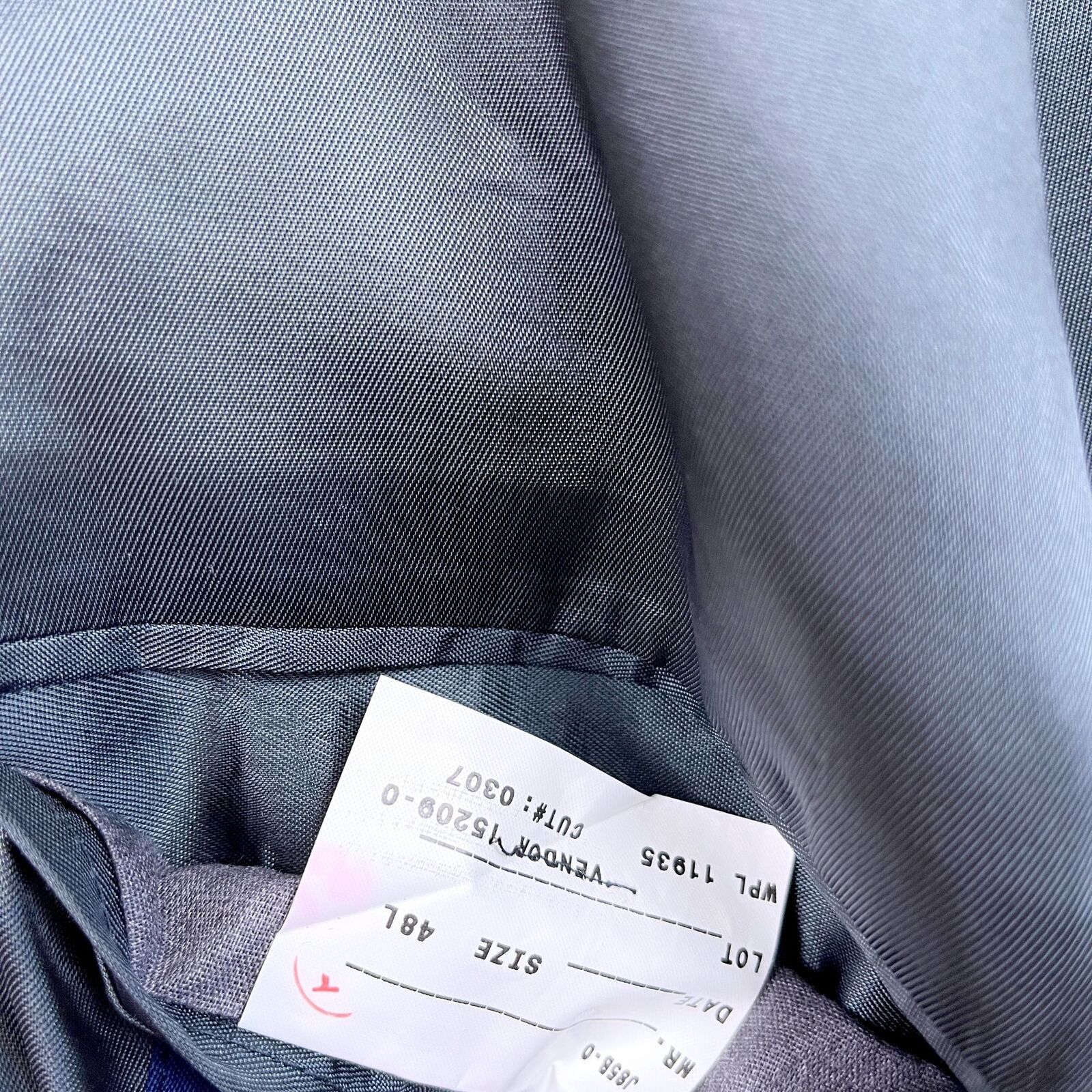 Stafford Stafford Silver Button Hopsack Blazer Gray Worsted Wool 48L Size 48L - 11 Thumbnail