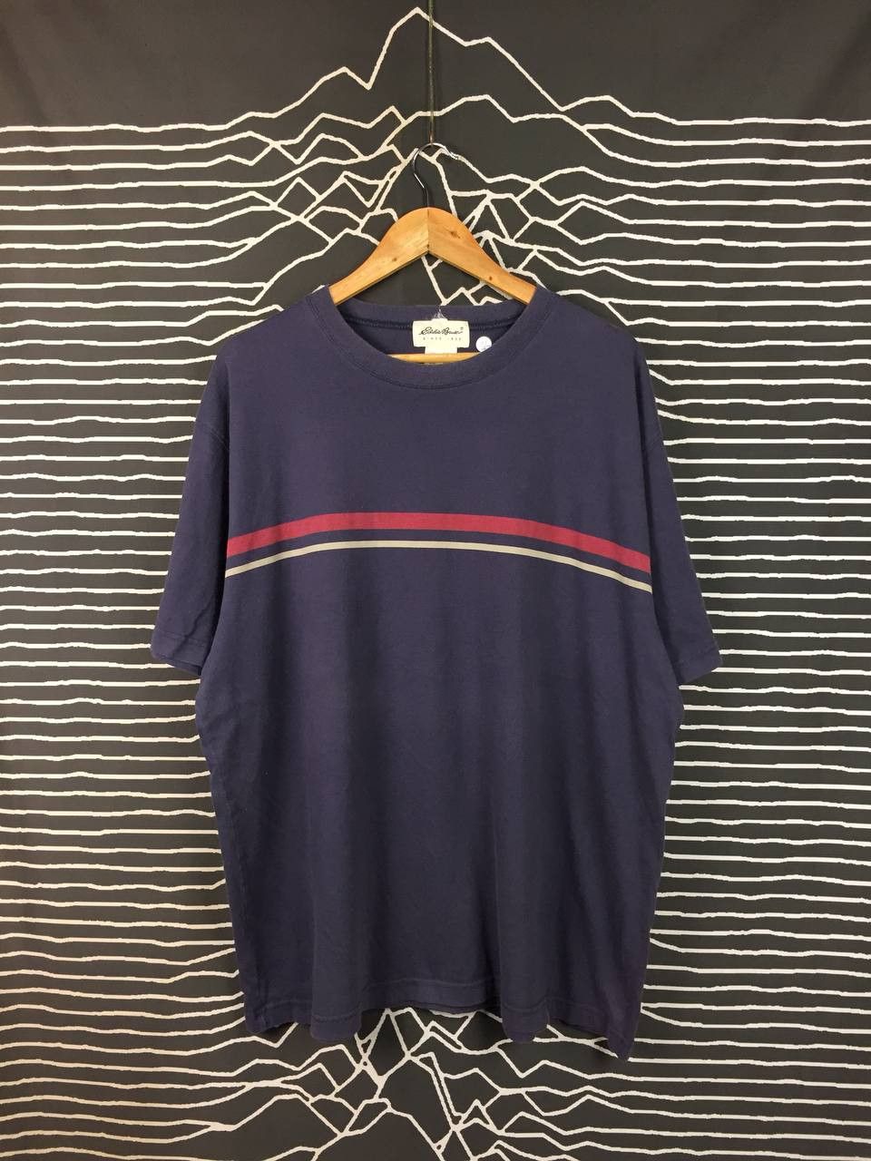 Eddie Bauer Vtg Eddie Bauer Classic Prep Style Horizontal Stripe Tee Size US XL / EU 56 / 4 - 2 Thumbnail