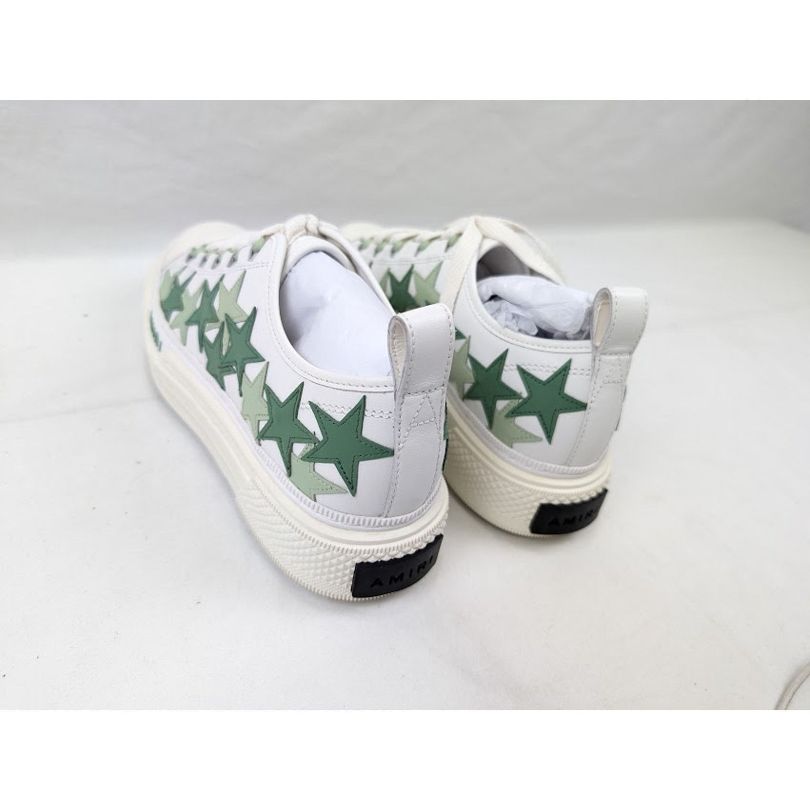 Amiri o1rshd1 Stars Court Low-Top Sneakers in Mint Size US 15 / EU 48 - 19 Thumbnail