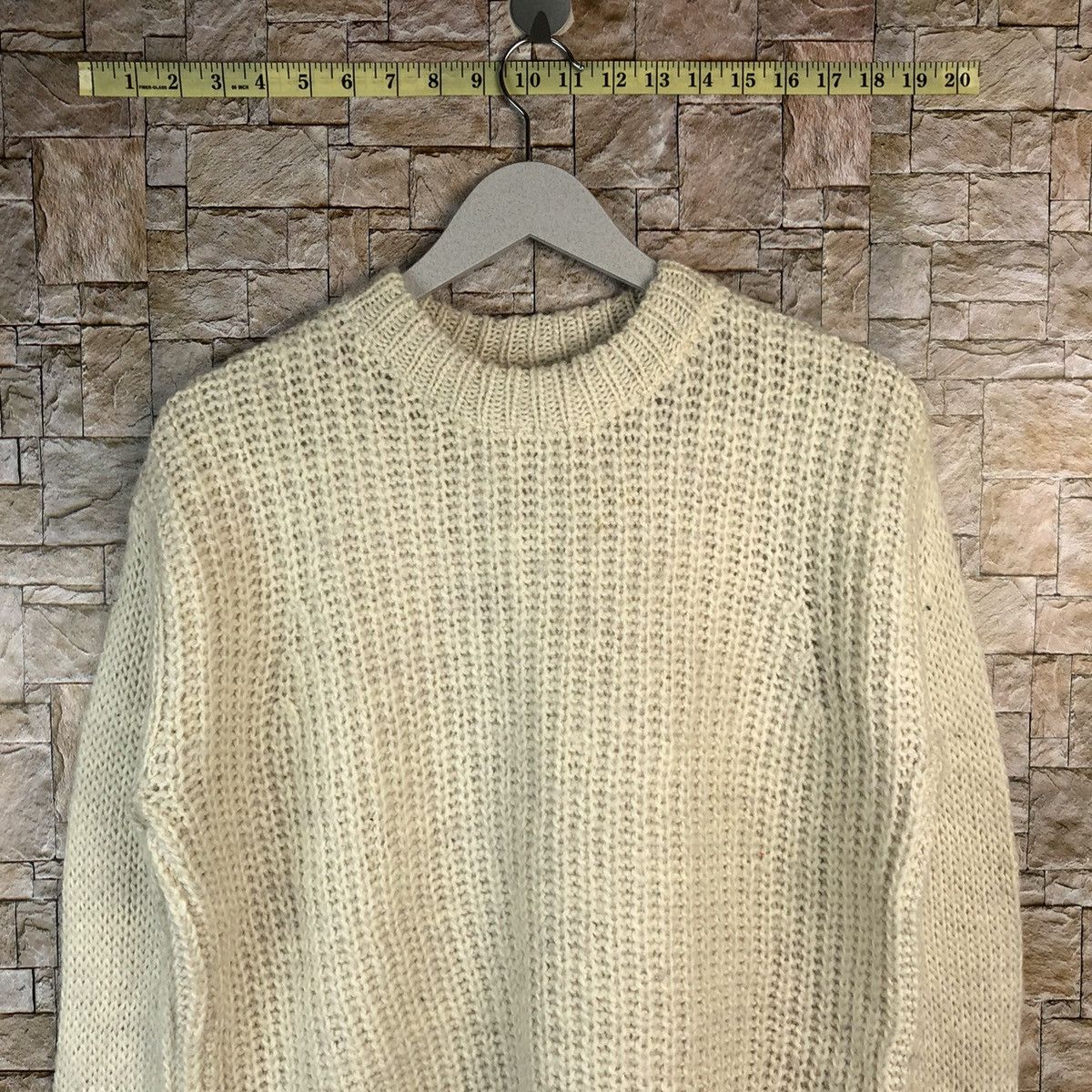 Homespun Knitwear × Japanese Brand × Kate Spade Kate Spade Saturday White mohair Knitwear #A1189 Size S / US 4 / IT 40 - 5 Thumbnail