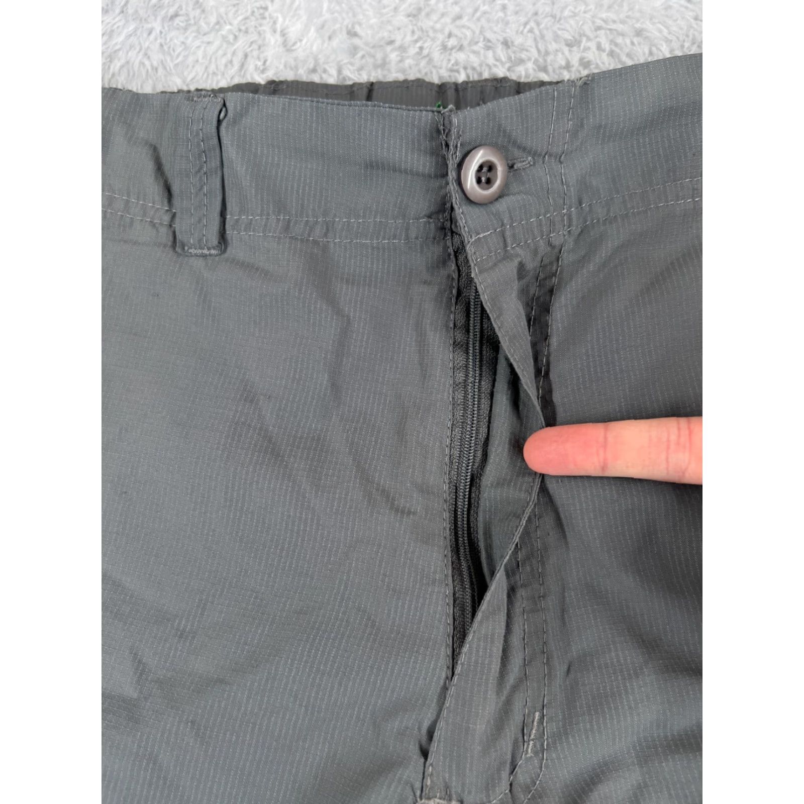 Vintage Stillwater Supply Co Pants Men 30 Gray Convertible Cargo 100% Nylon 34x24 Pants Size US 30 / EU 46 - 5 Thumbnail