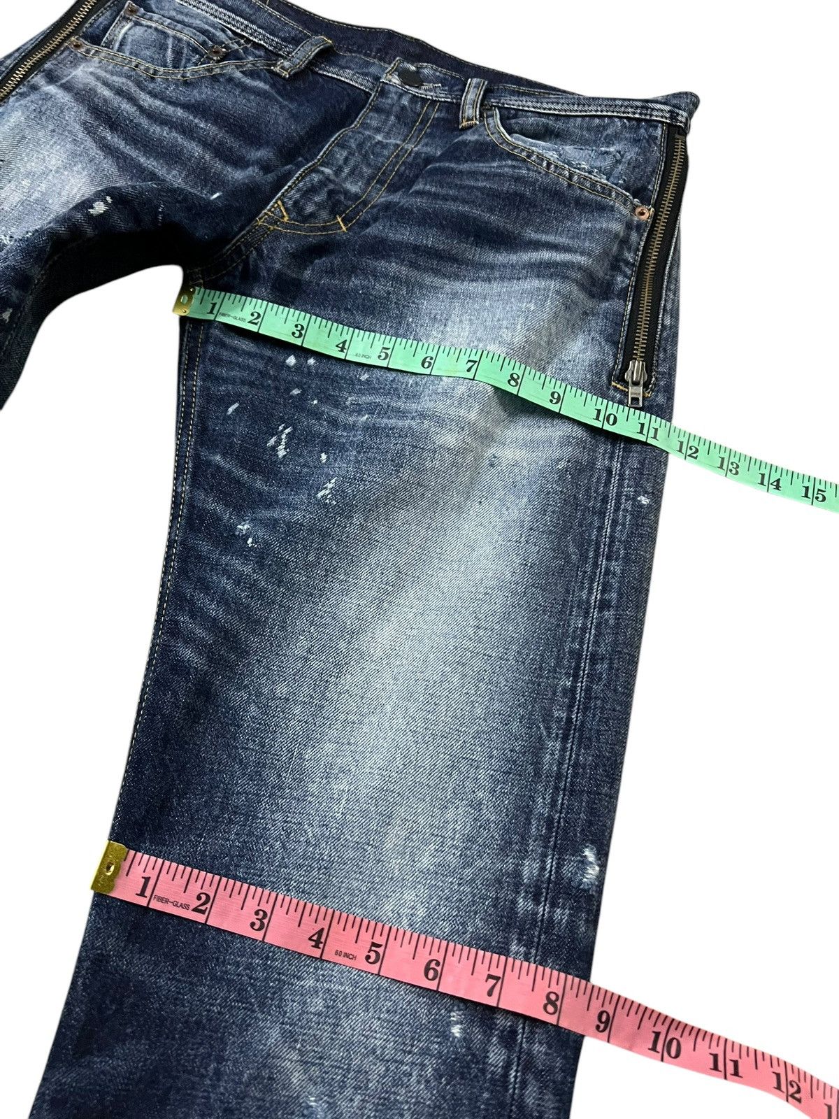 If Six Was Nine × Japanese Brand × Le Grande Bleu (L.G.B.) Ditress Jeans Rna Sweat & Co Punk Very Rare Size US 32 / EU 48 - 19 Thumbnail