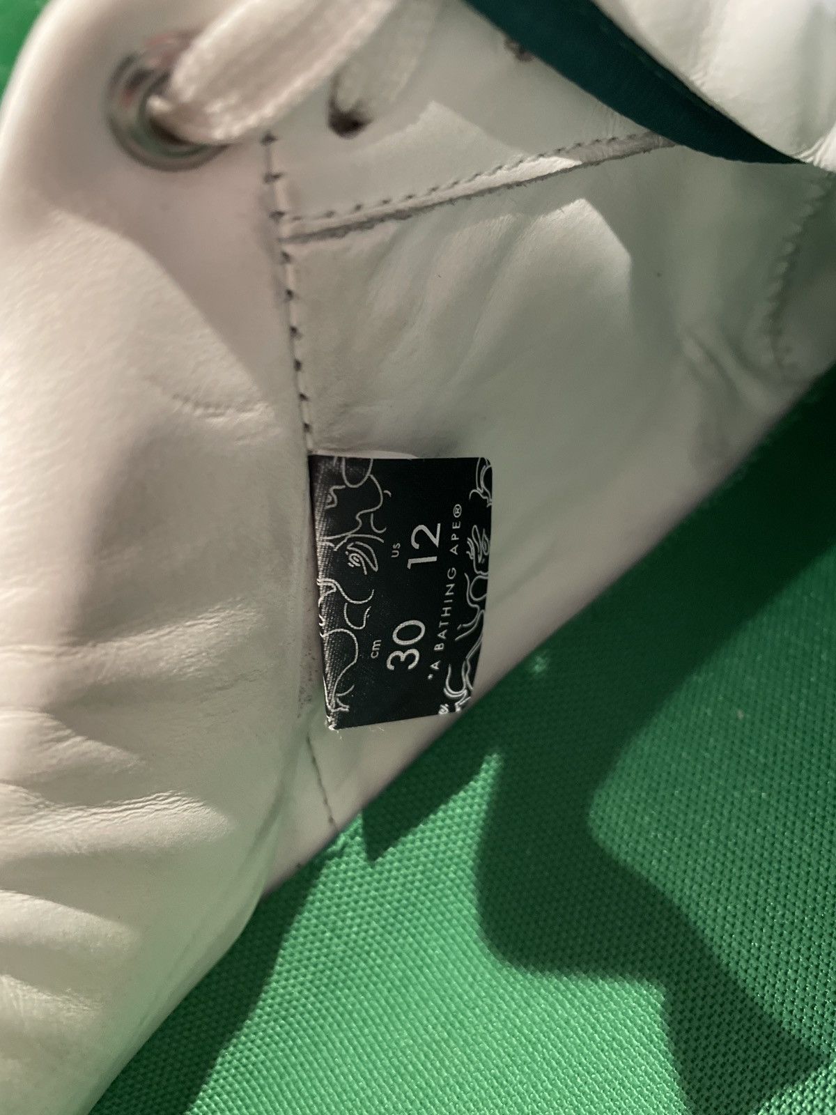 Bape Bapesta ‘Green’ Size US 12 / EU 45 - 7 Thumbnail