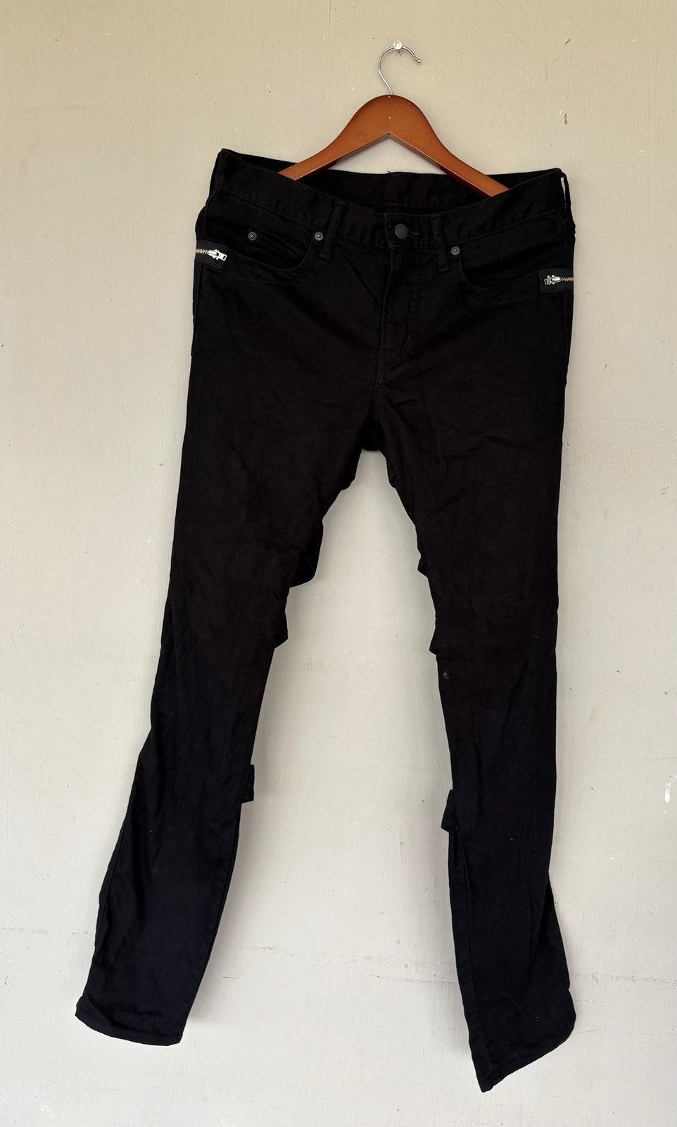 Hysteric Glamour VTG Hysteric Glamour Stretch Chino Bondage Slim Cotton Pants Size US 31 - 1 Thumbnail